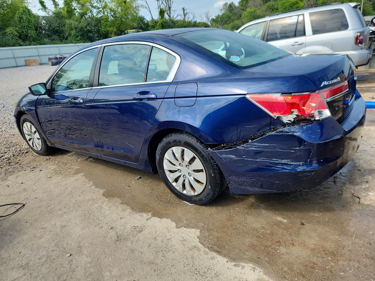 2012 Honda Accord Lx Blue vin: 1HGCP2F34CA044265