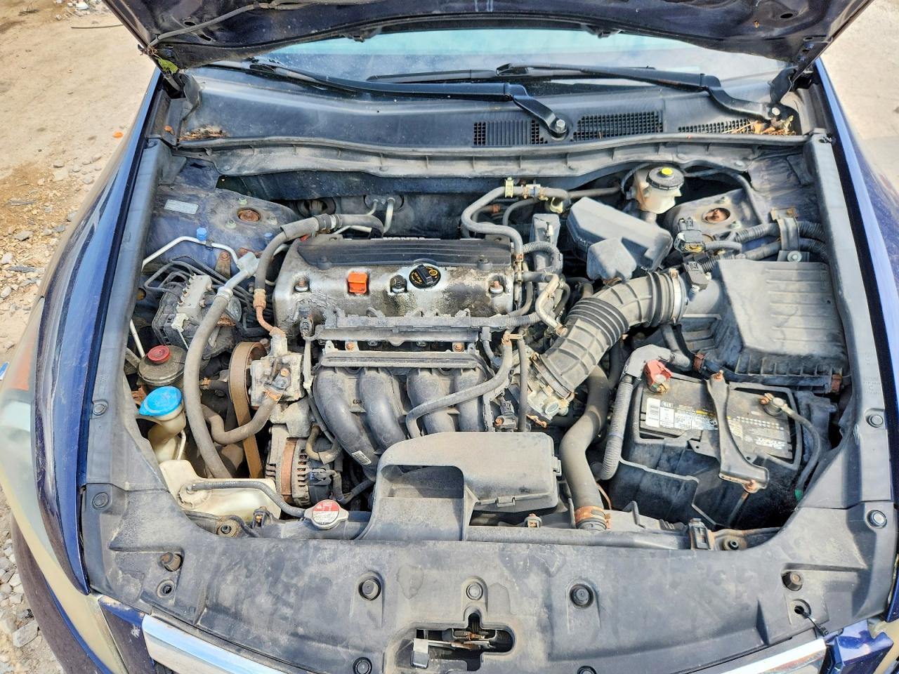 2012 Honda Accord Lx Blue vin: 1HGCP2F34CA044265
