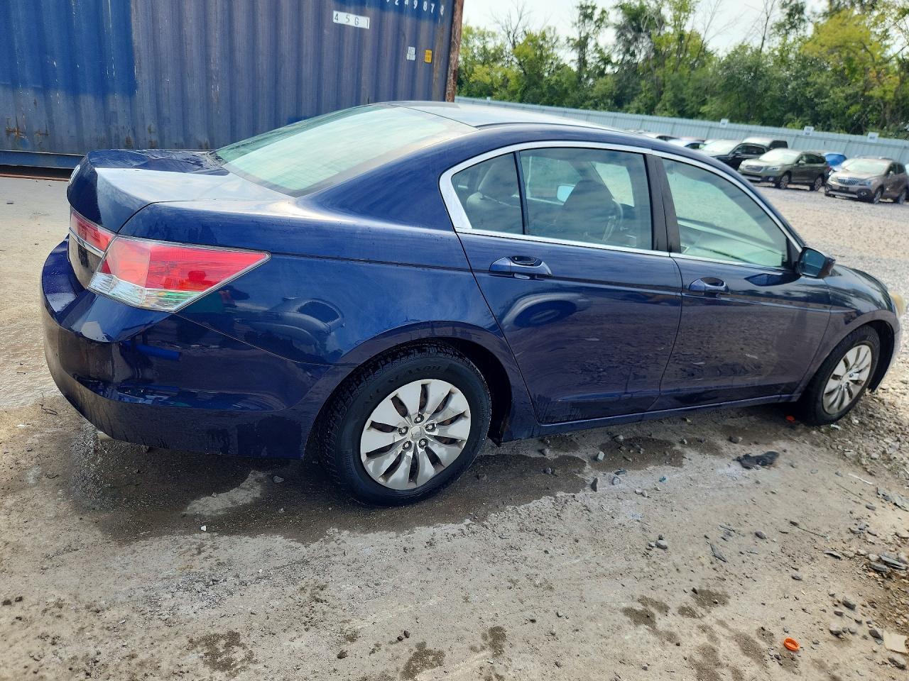 2012 Honda Accord Lx Blue vin: 1HGCP2F34CA044265