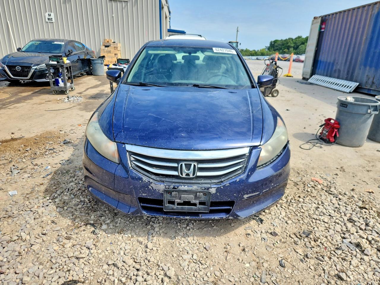 2012 Honda Accord Lx Blue vin: 1HGCP2F34CA044265