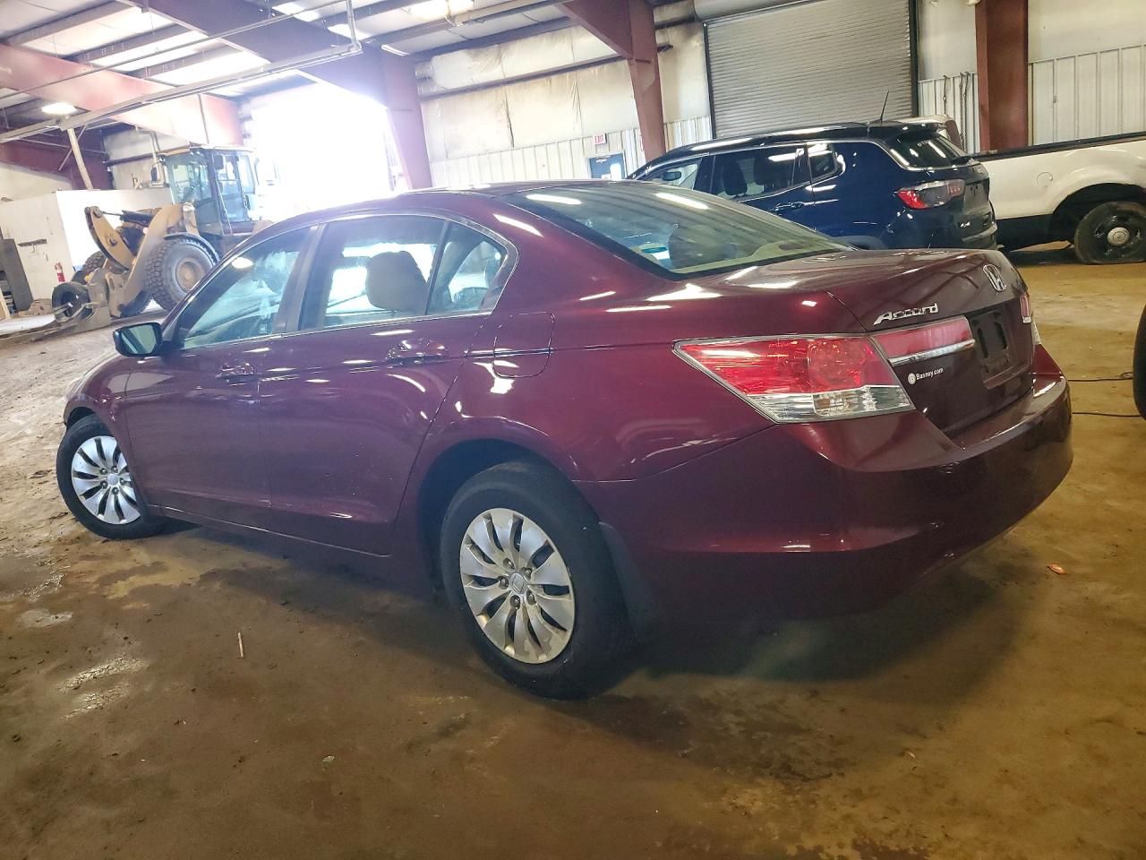 2012 Honda Accord Lx Burgundy vin: 1HGCP2F34CA045044