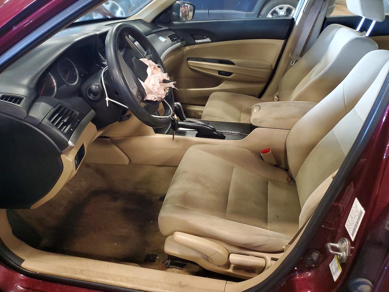2012 Honda Accord Lx Burgundy vin: 1HGCP2F34CA045044