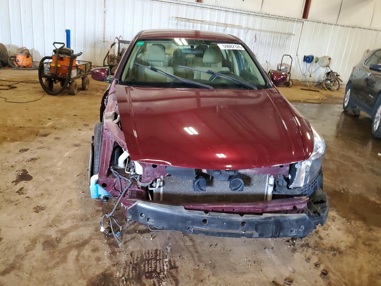 2012 Honda Accord Lx Burgundy vin: 1HGCP2F34CA045044