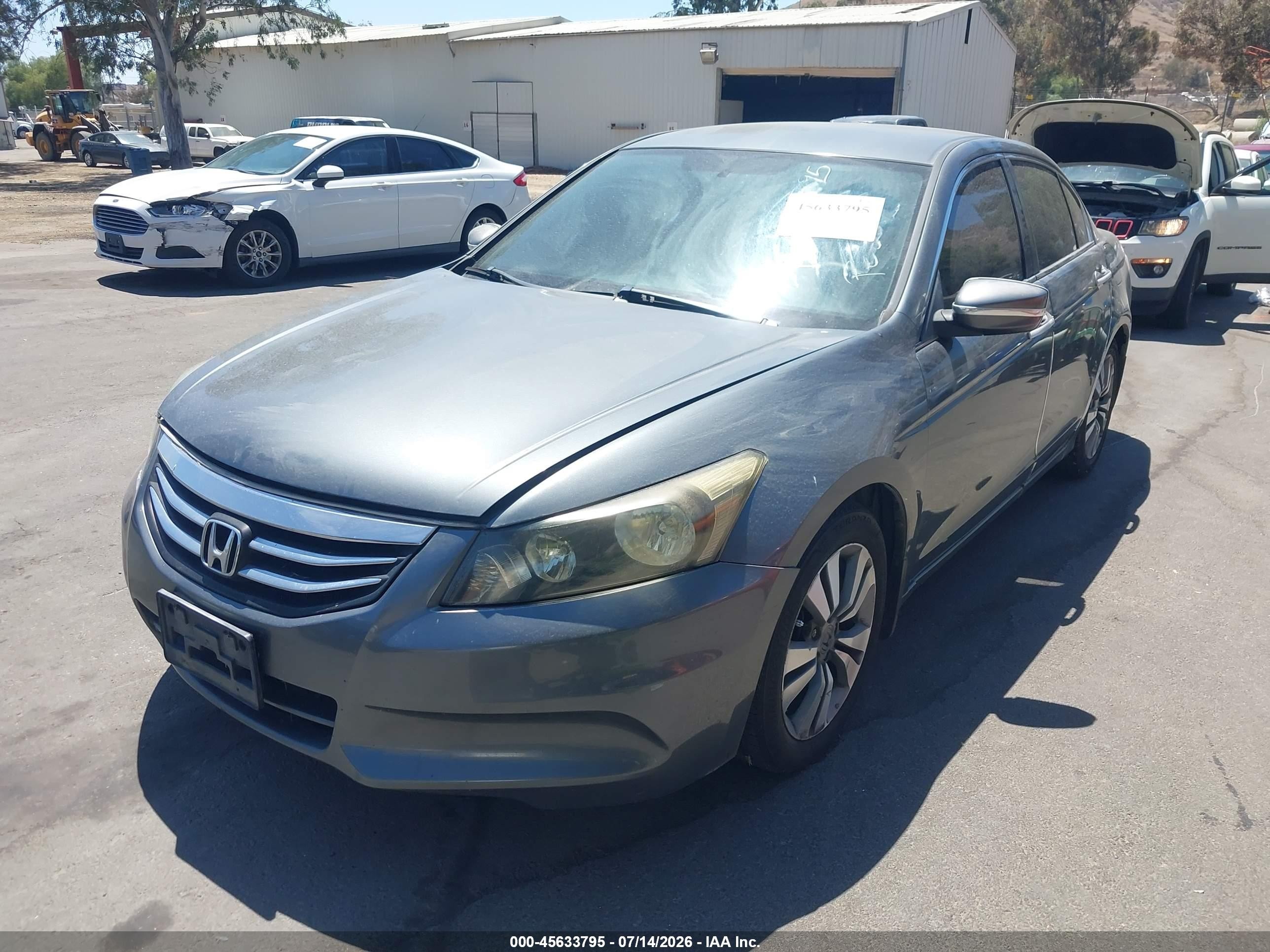 2012 Honda Accord Sdn Lx Серый vin: 1HGCP2F34CA049370