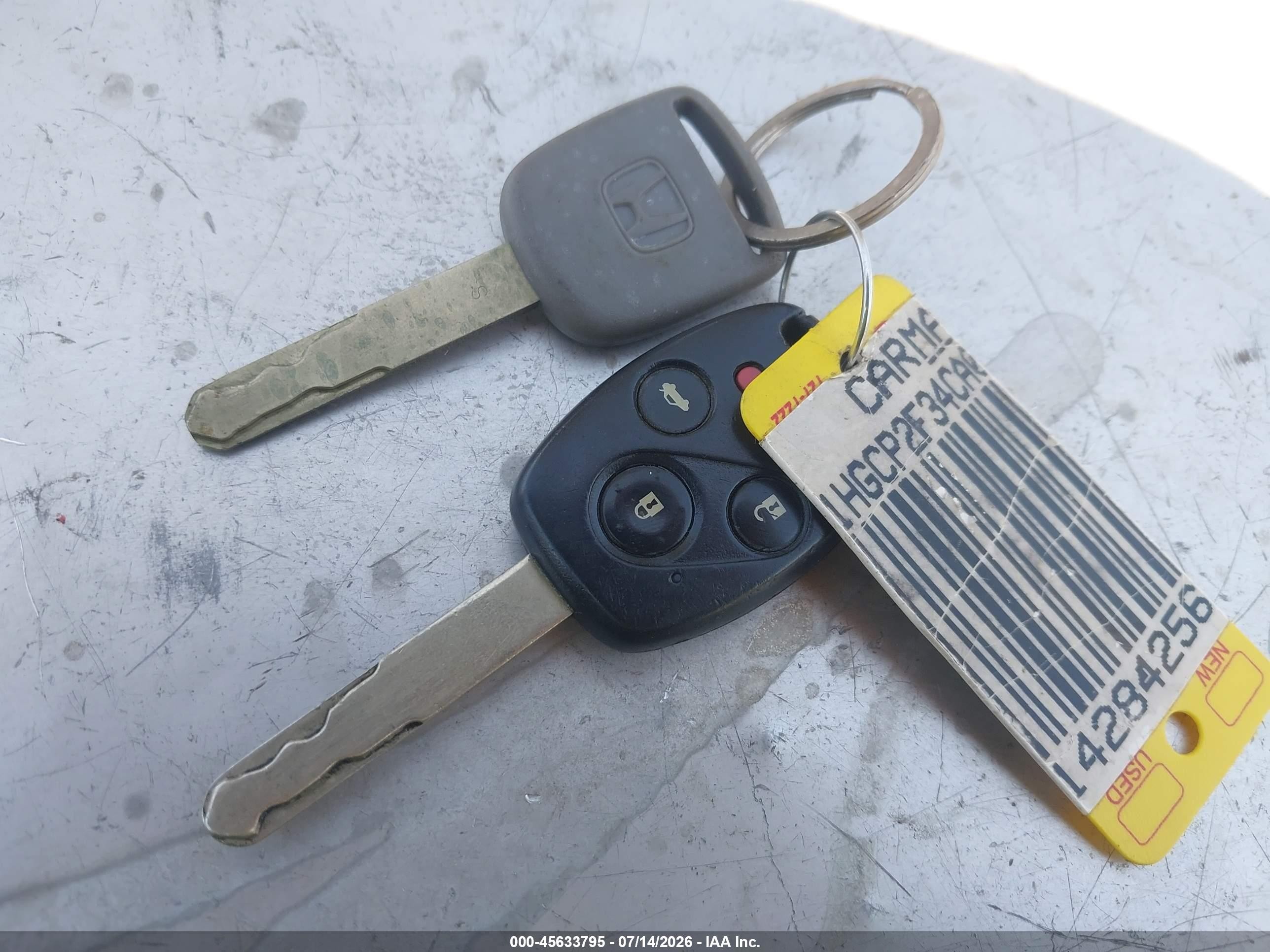 2012 Honda Accord Sdn Lx Серый vin: 1HGCP2F34CA049370