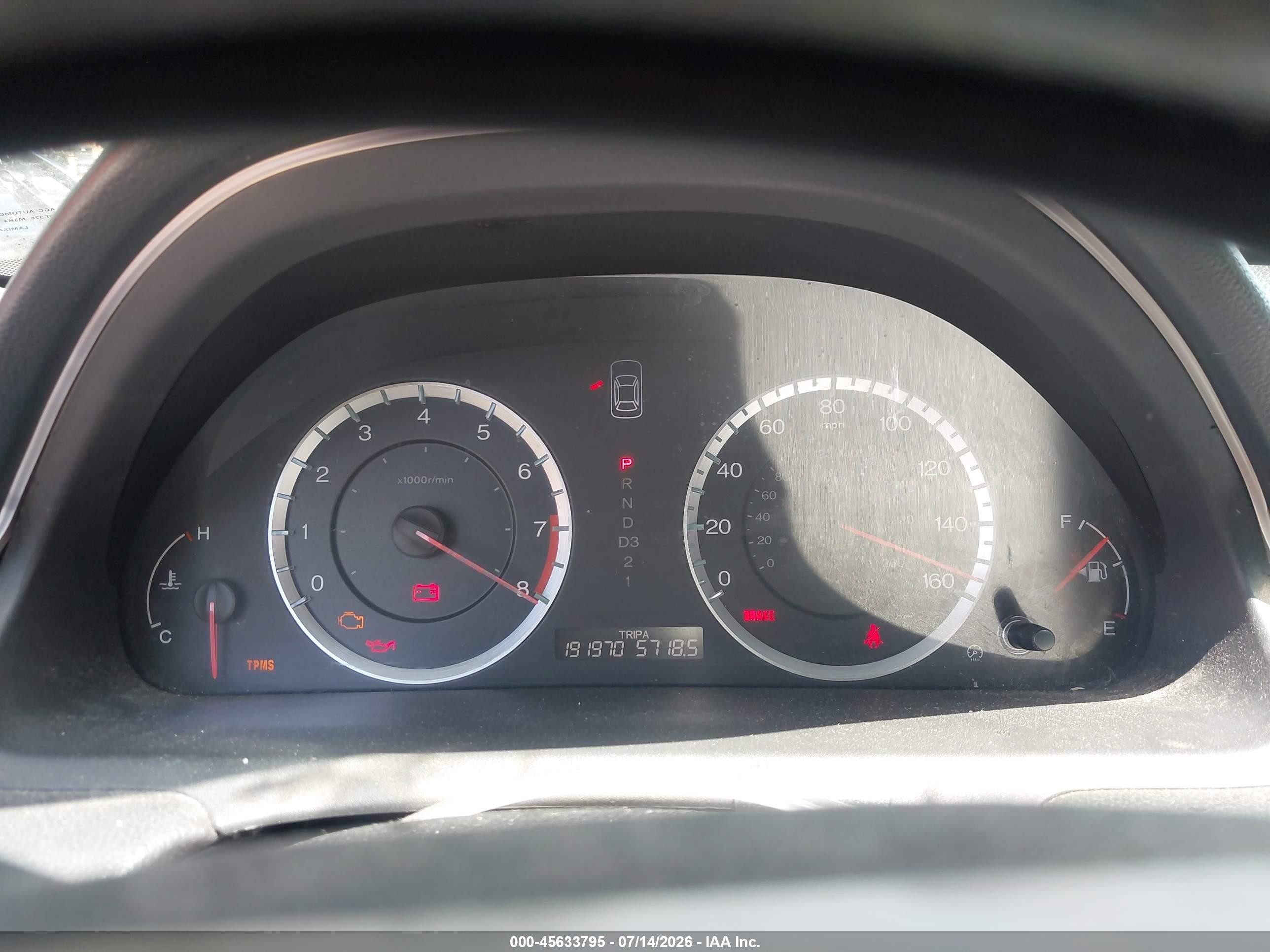 2012 Honda Accord Sdn Lx Серый vin: 1HGCP2F34CA049370