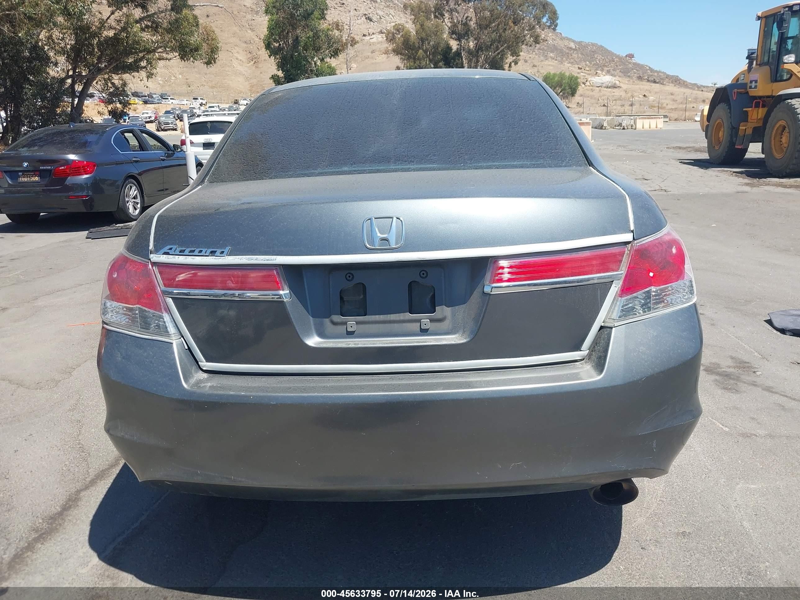 2012 Honda Accord Sdn Lx Серый vin: 1HGCP2F34CA049370