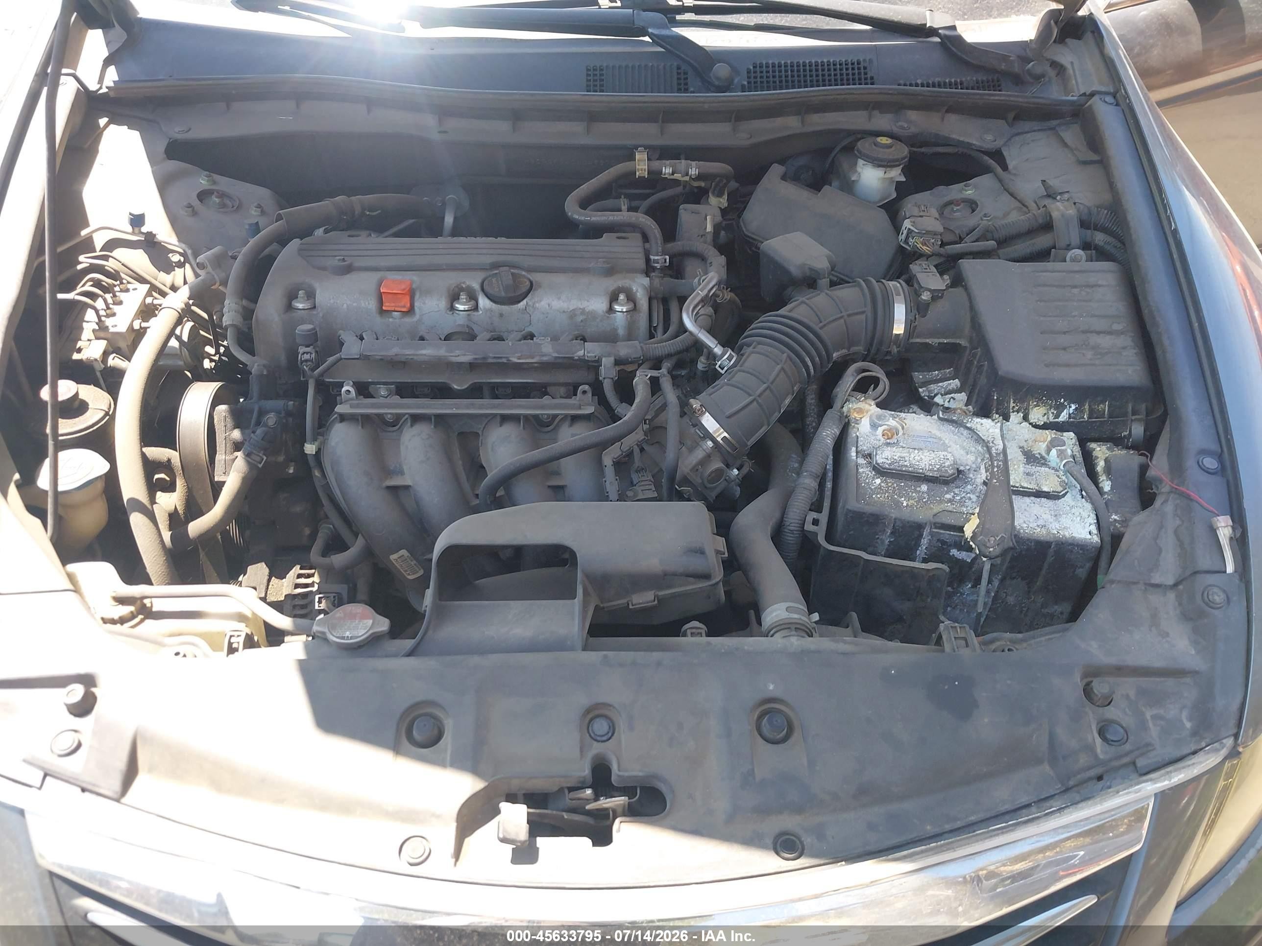 2012 Honda Accord Sdn Lx Серый vin: 1HGCP2F34CA049370