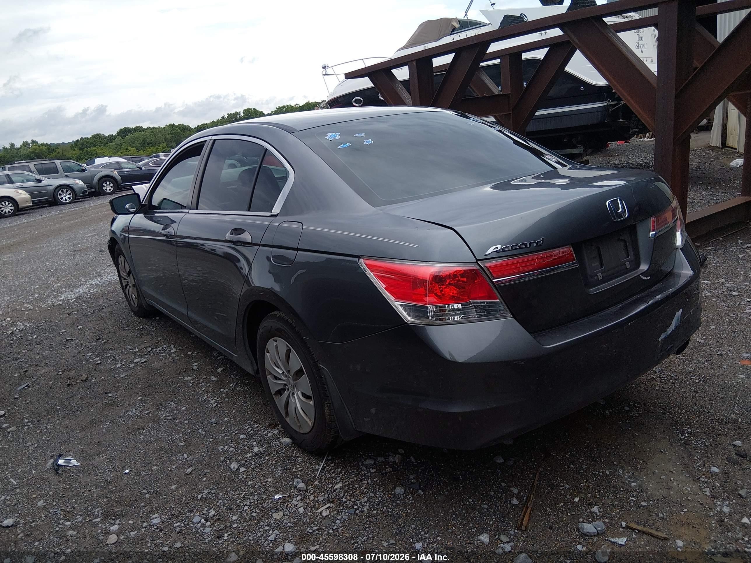 2012 Honda Accord Sdn Lx Gray vin: 1HGCP2F34CA059185