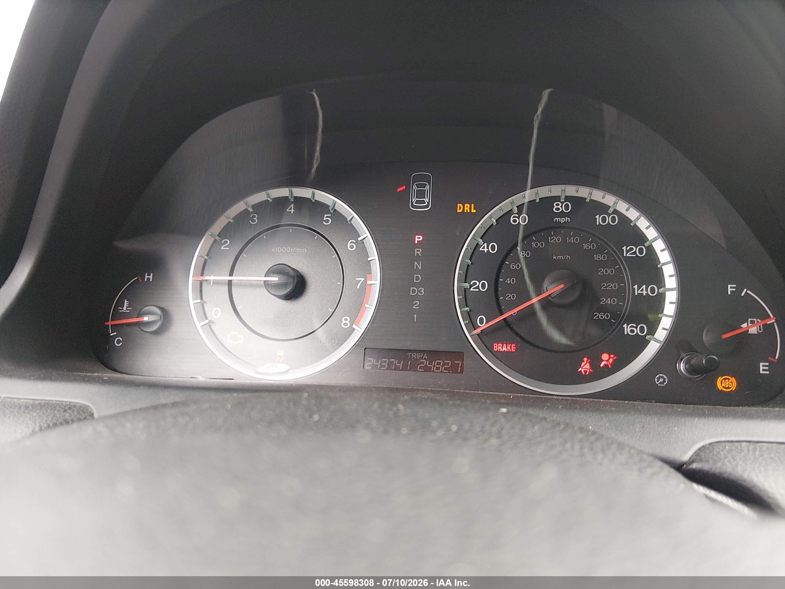 2012 Honda Accord Sdn Lx Gray vin: 1HGCP2F34CA059185