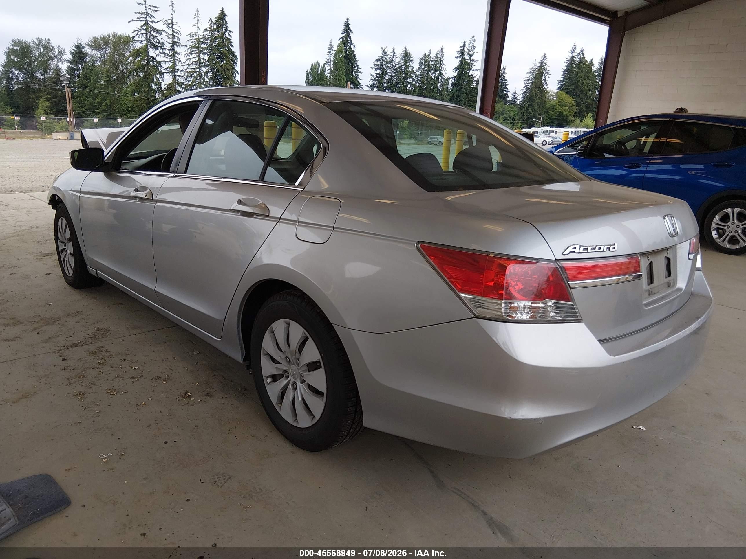 2012 Honda Accord 2.4 Lx Silver vin: 1HGCP2F34CA075631