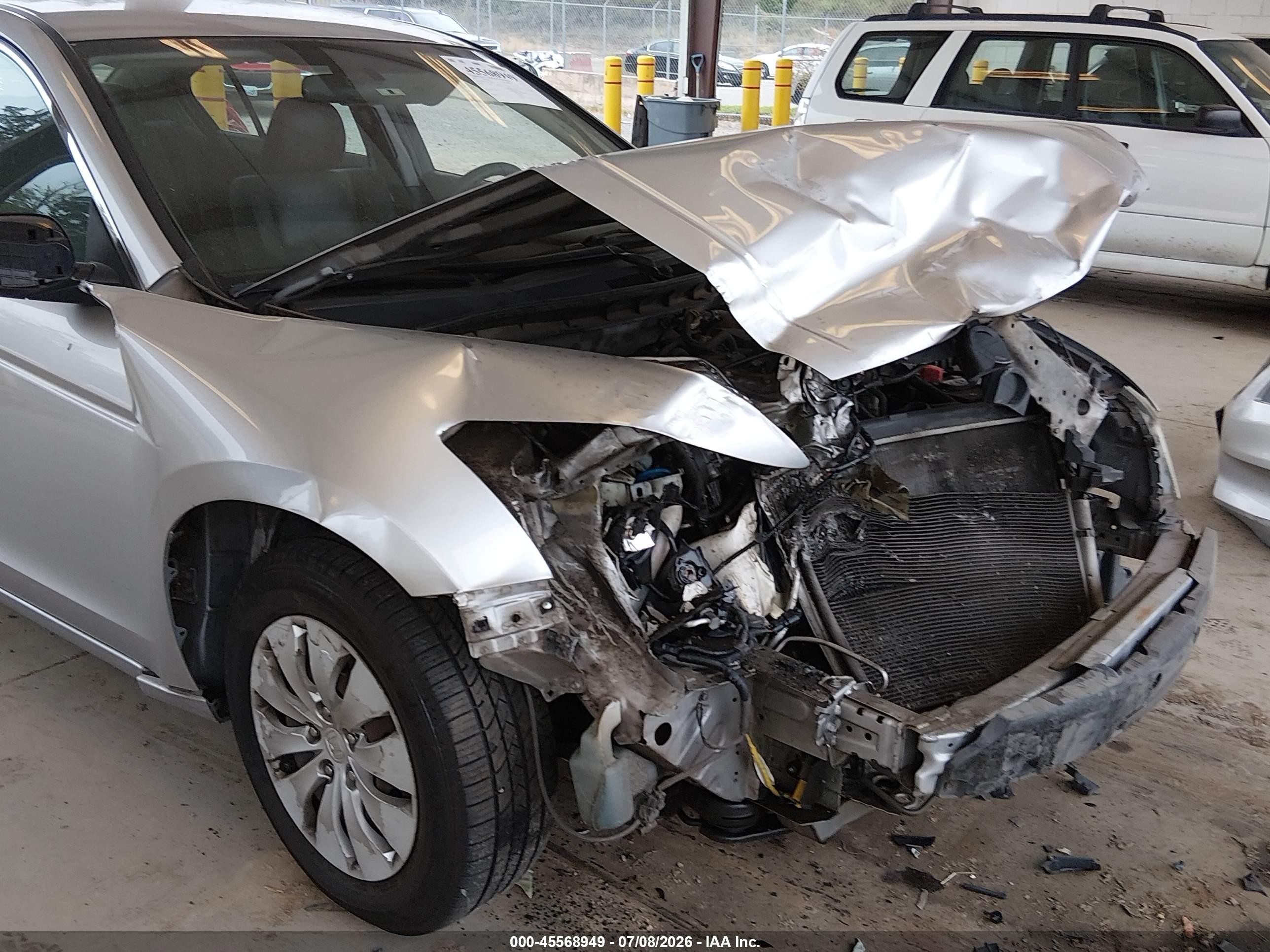 2012 Honda Accord 2.4 Lx Silver vin: 1HGCP2F34CA075631
