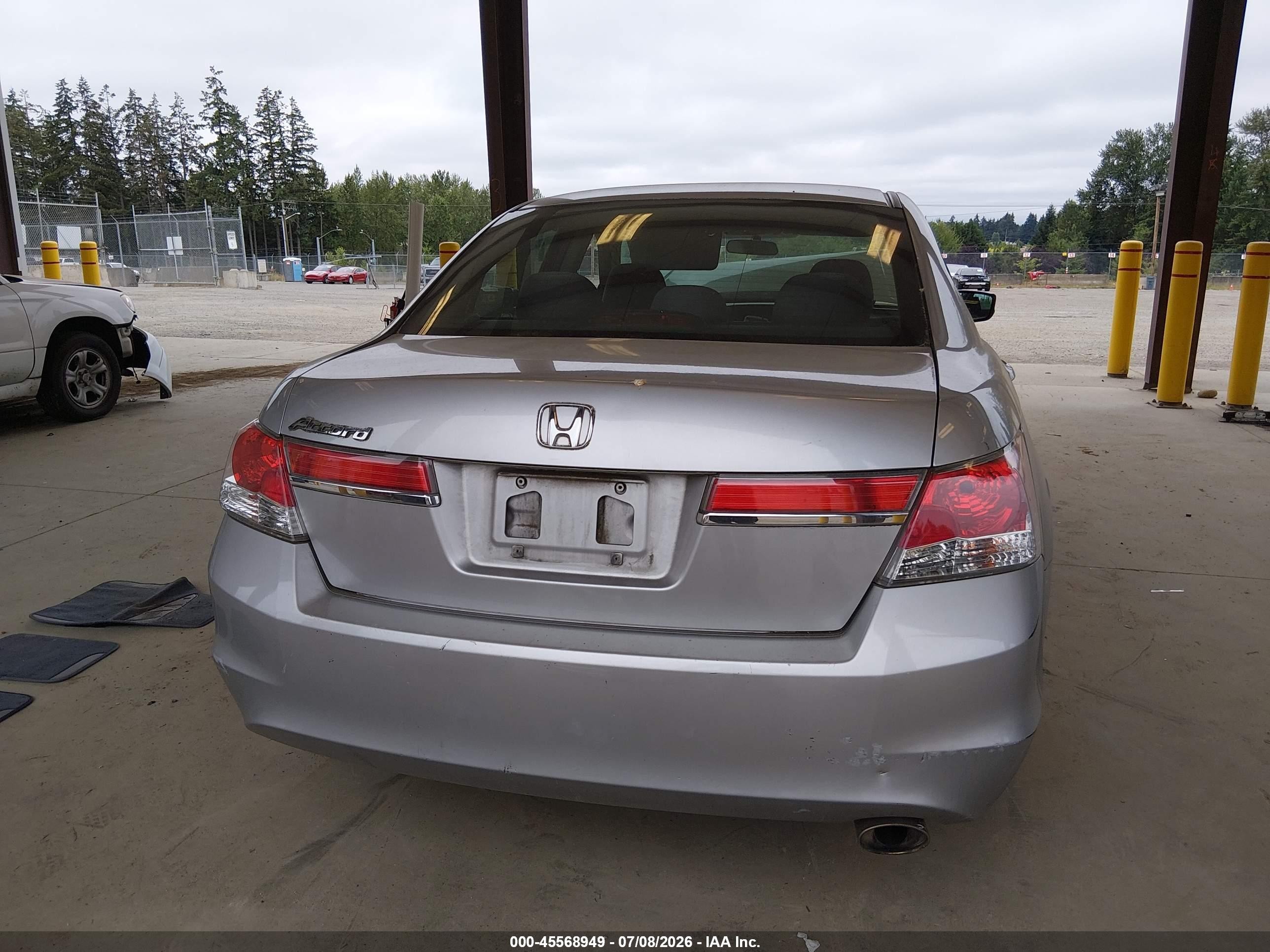 2012 Honda Accord 2.4 Lx Silver vin: 1HGCP2F34CA075631