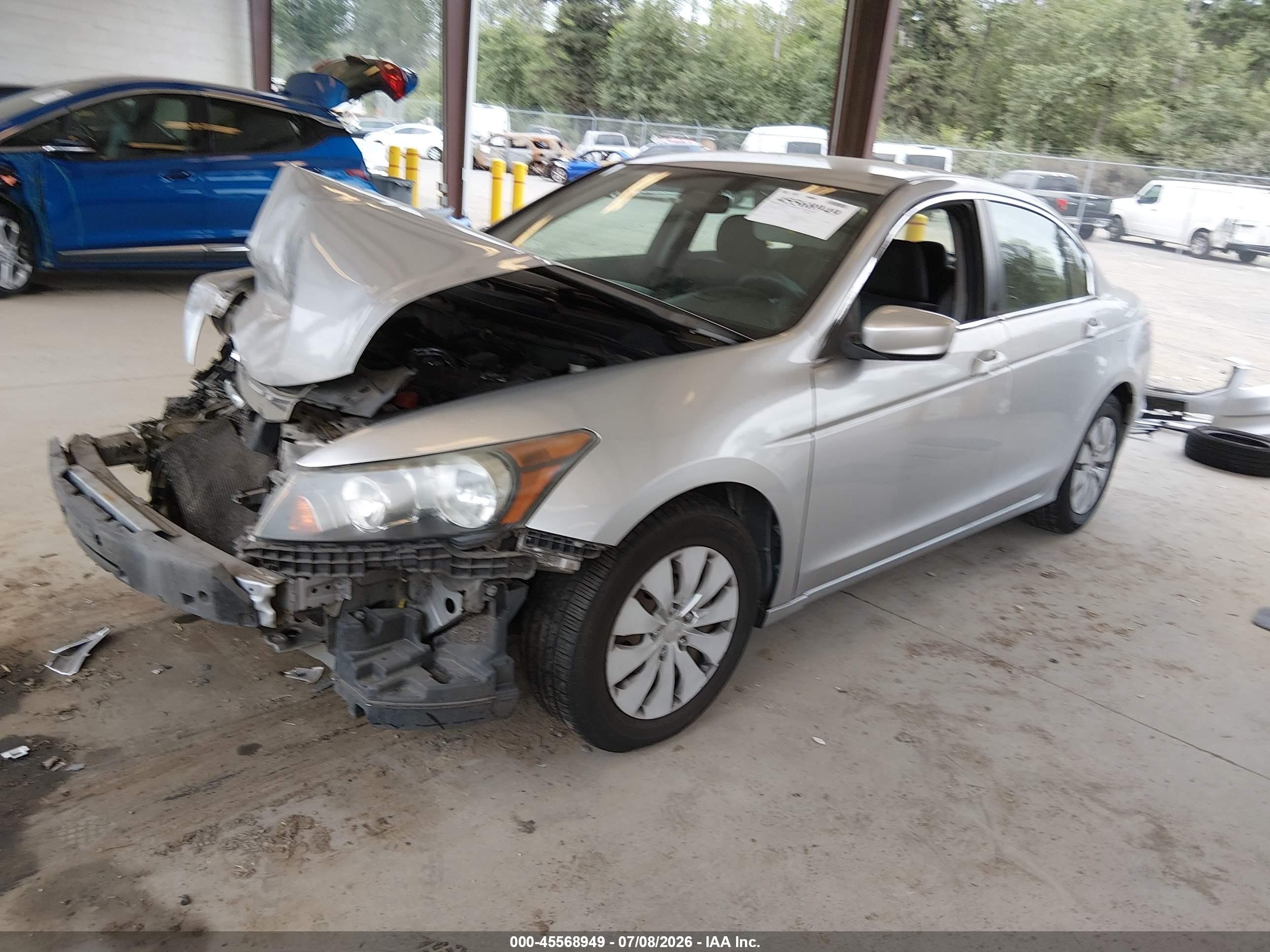 2012 Honda Accord 2.4 Lx Silver vin: 1HGCP2F34CA075631