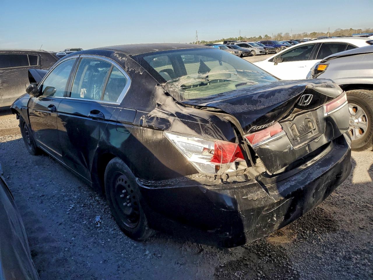 2012 Honda Accord Lx Черный vin: 1HGCP2F34CA082076