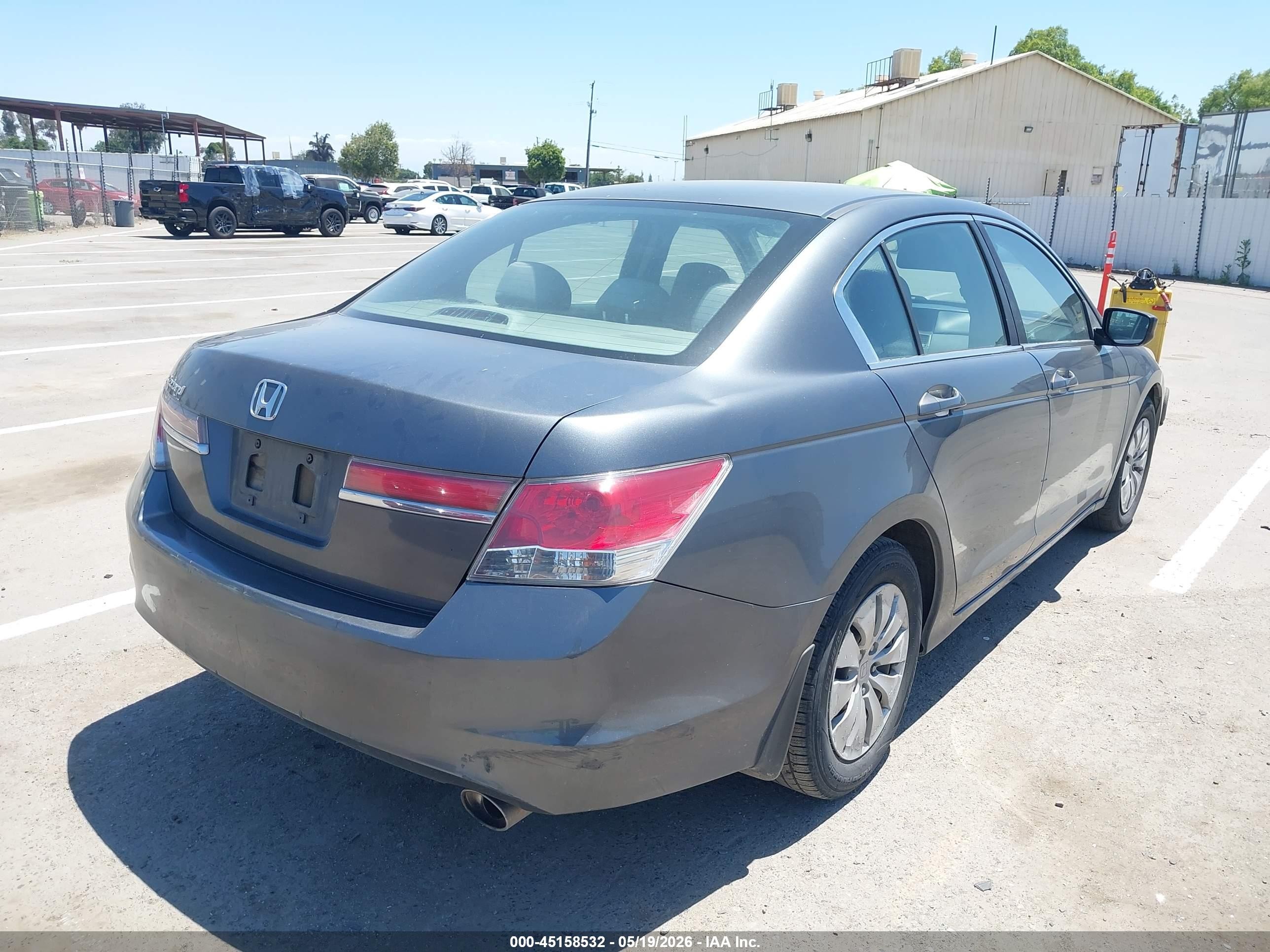 2012 Honda Accord 2.4 Lx Gray vin: 1HGCP2F34CA085995