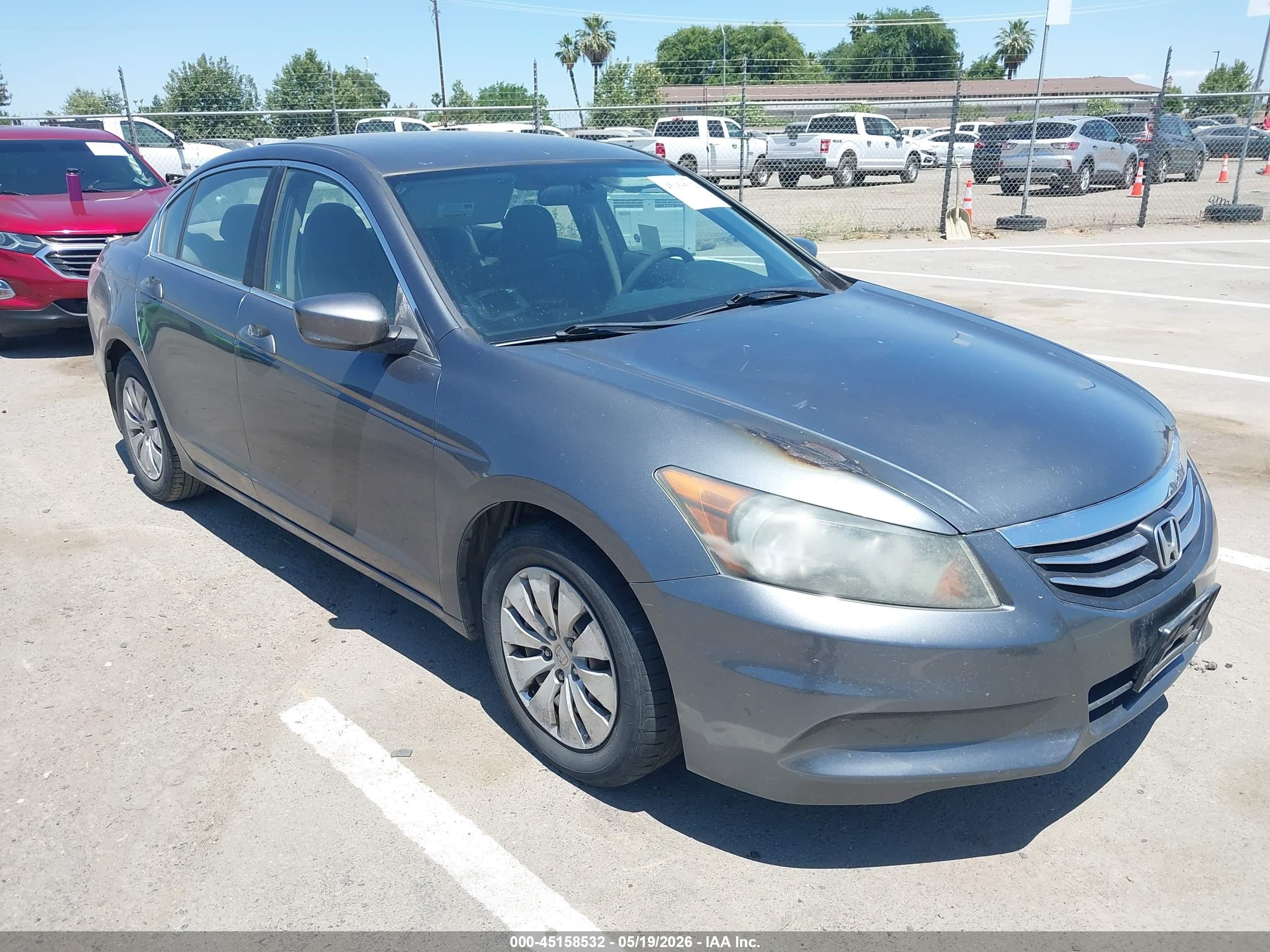 2012 Honda Accord 2.4 Lx Gray vin: 1HGCP2F34CA085995