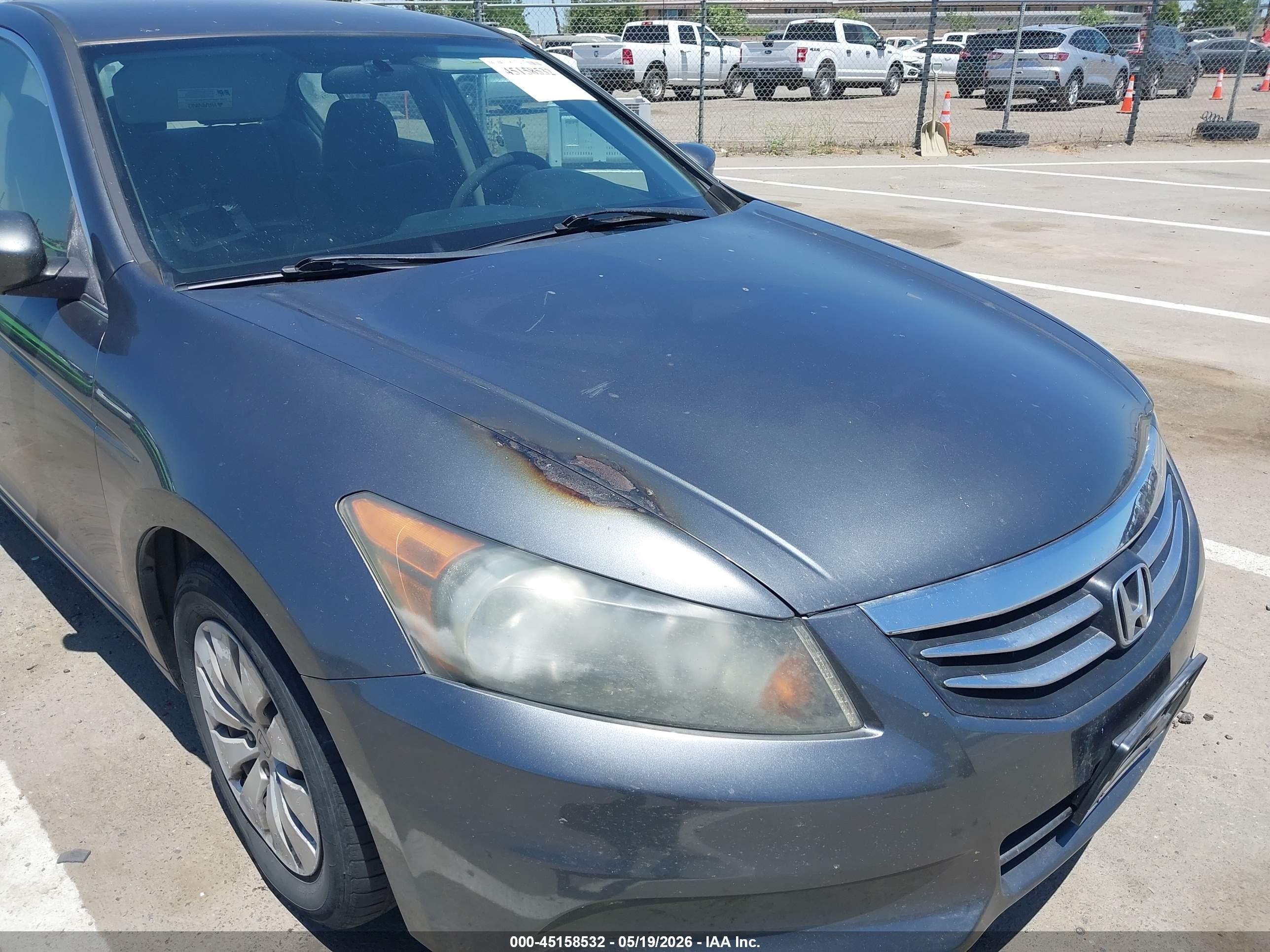 2012 Honda Accord 2.4 Lx Gray vin: 1HGCP2F34CA085995