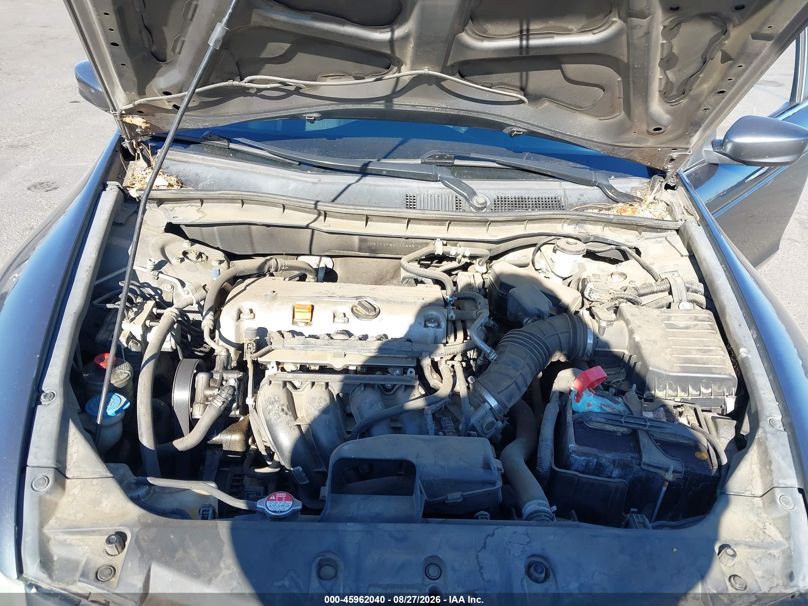 2012 Honda Accord Sdn Lx Gray vin: 1HGCP2F34CA088878