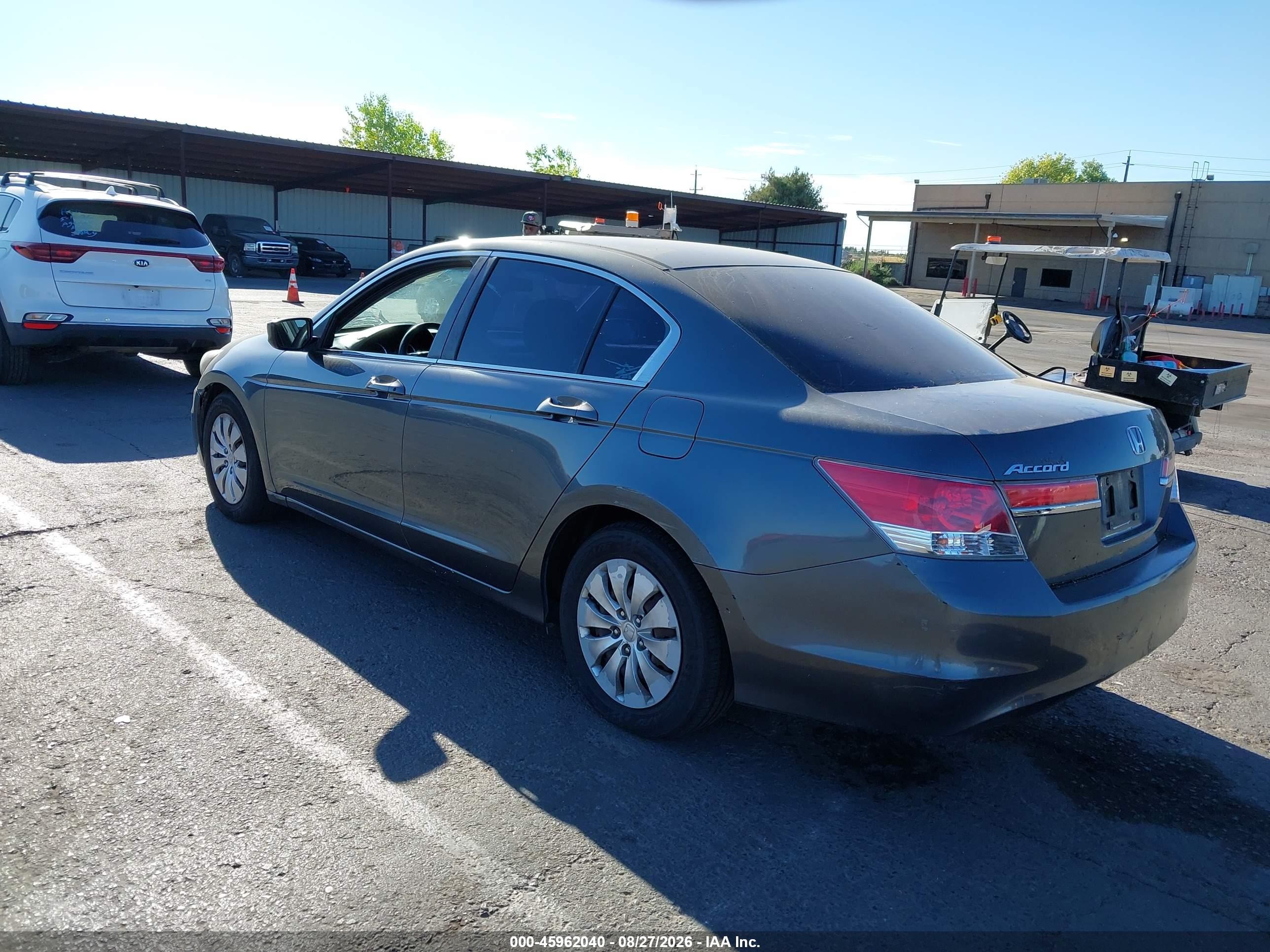 2012 Honda Accord Sdn Lx Gray vin: 1HGCP2F34CA088878