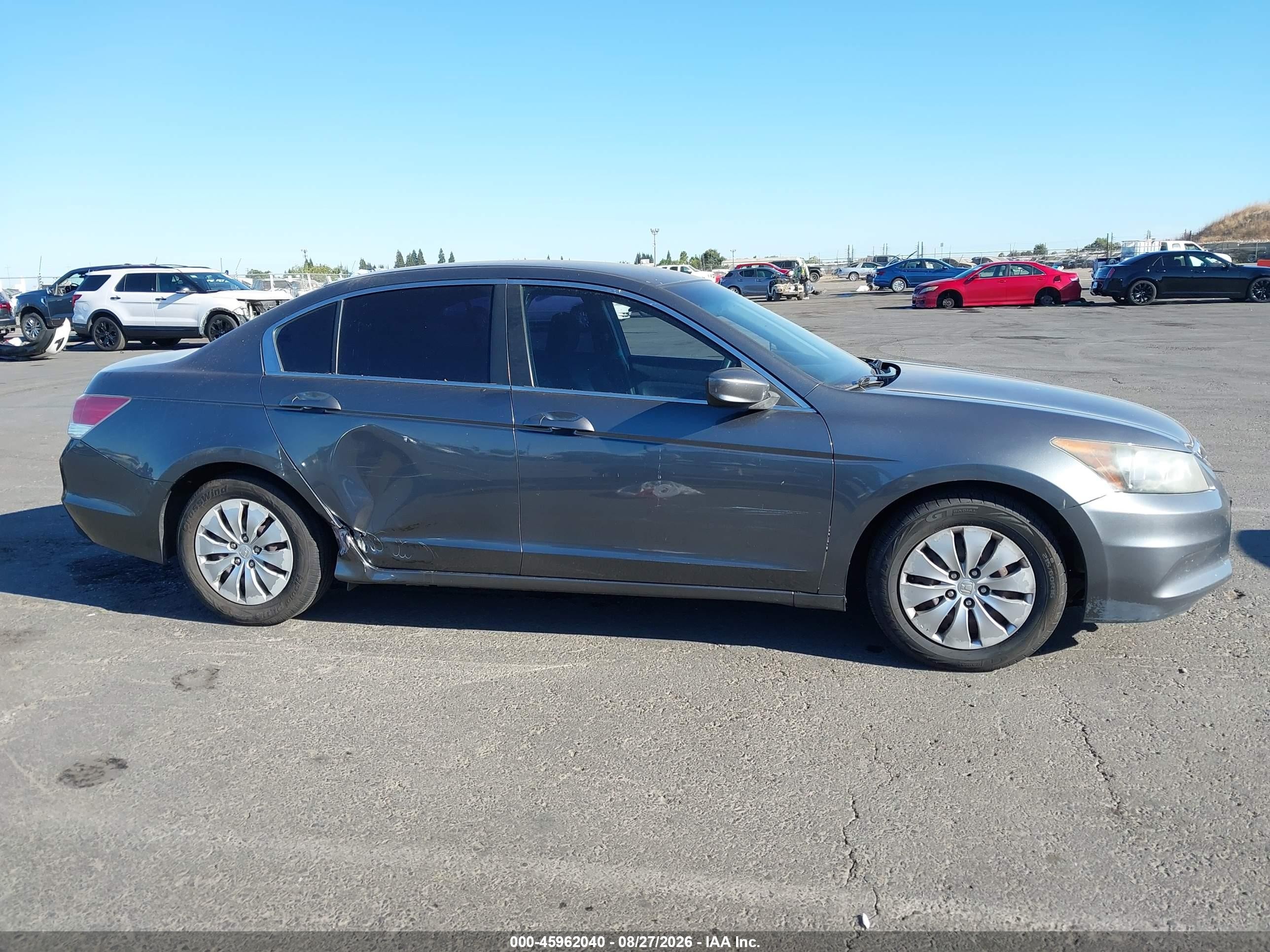2012 Honda Accord Sdn Lx Gray vin: 1HGCP2F34CA088878