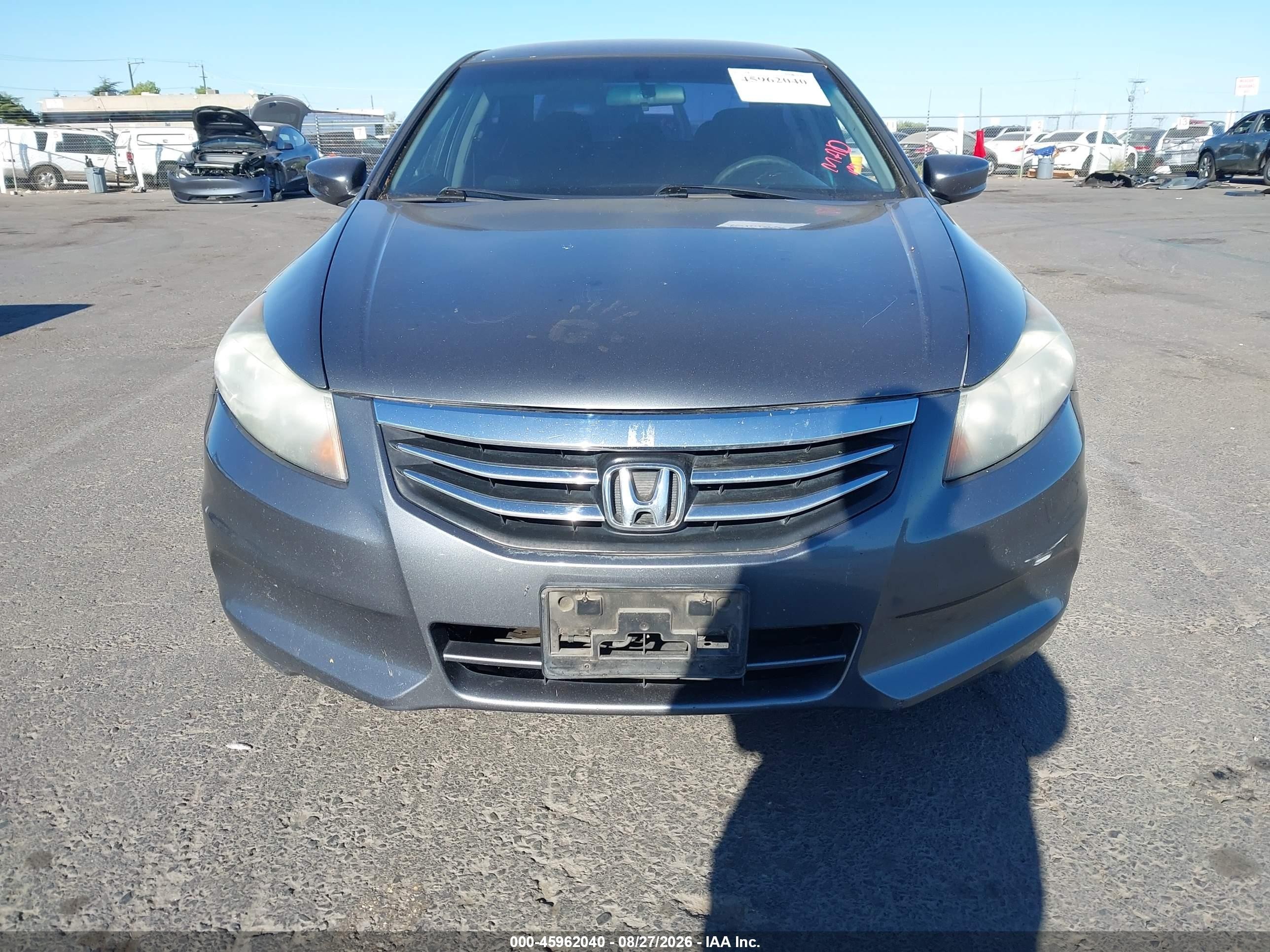 2012 Honda Accord Sdn Lx Gray vin: 1HGCP2F34CA088878