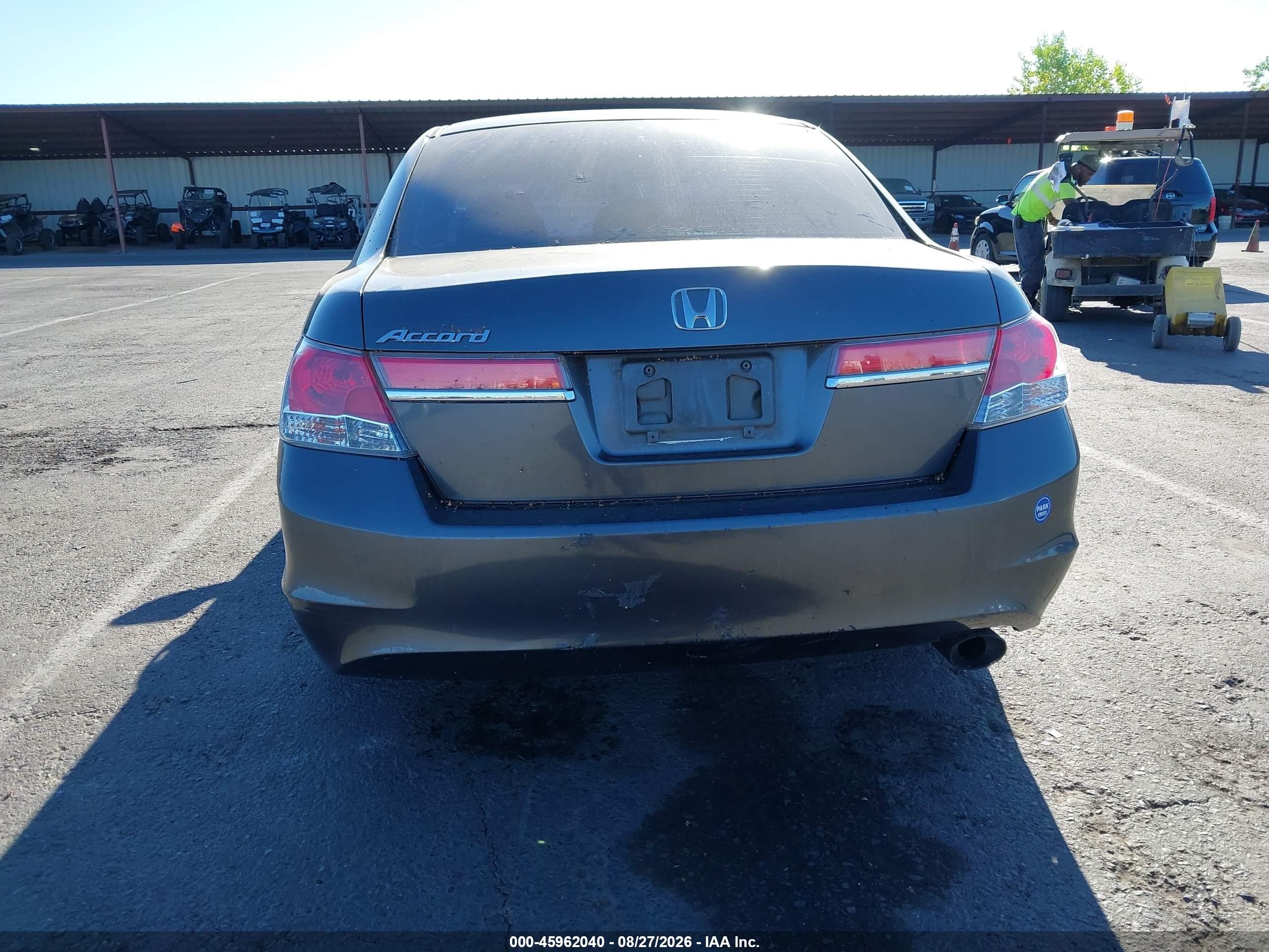 2012 Honda Accord Sdn Lx Gray vin: 1HGCP2F34CA088878