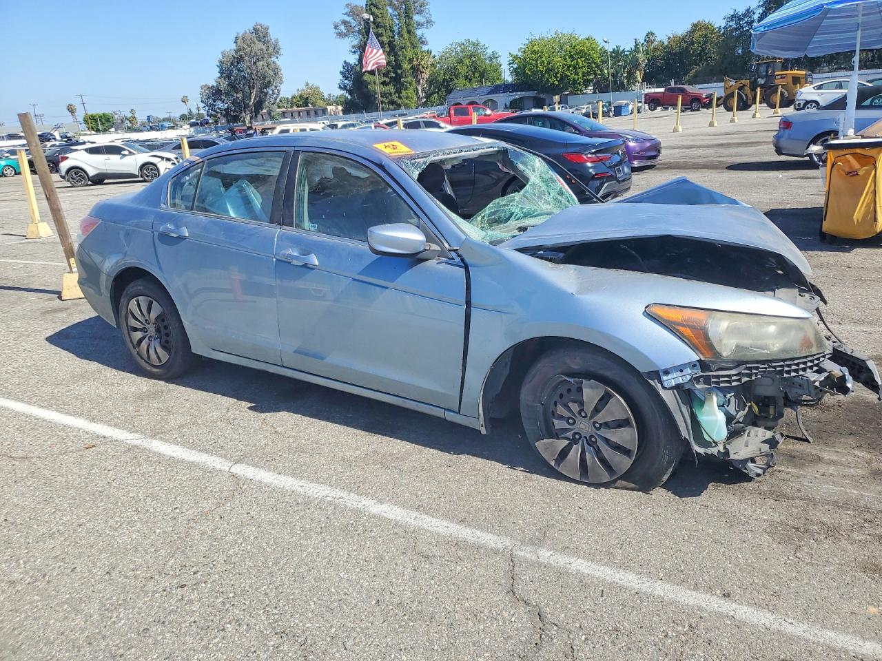 2012 Honda Accord Lx Blue vin: 1HGCP2F34CA090162