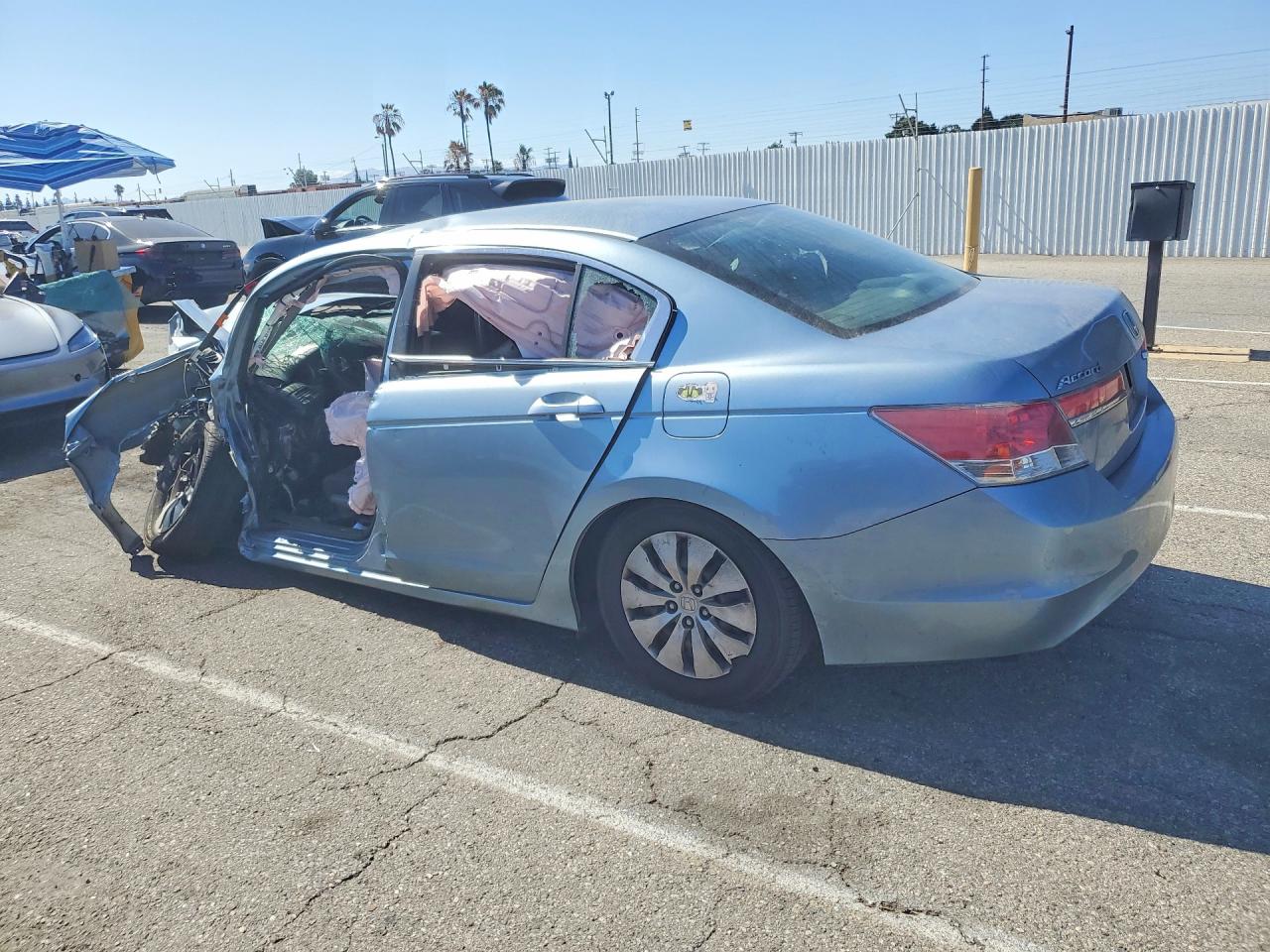 2012 Honda Accord Lx Blue vin: 1HGCP2F34CA090162