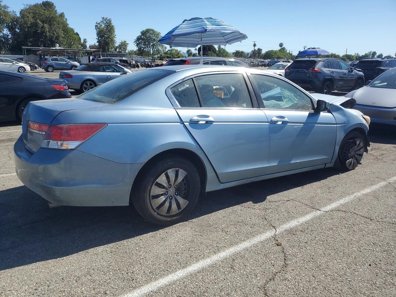 2012 Honda Accord Lx Blue vin: 1HGCP2F34CA090162