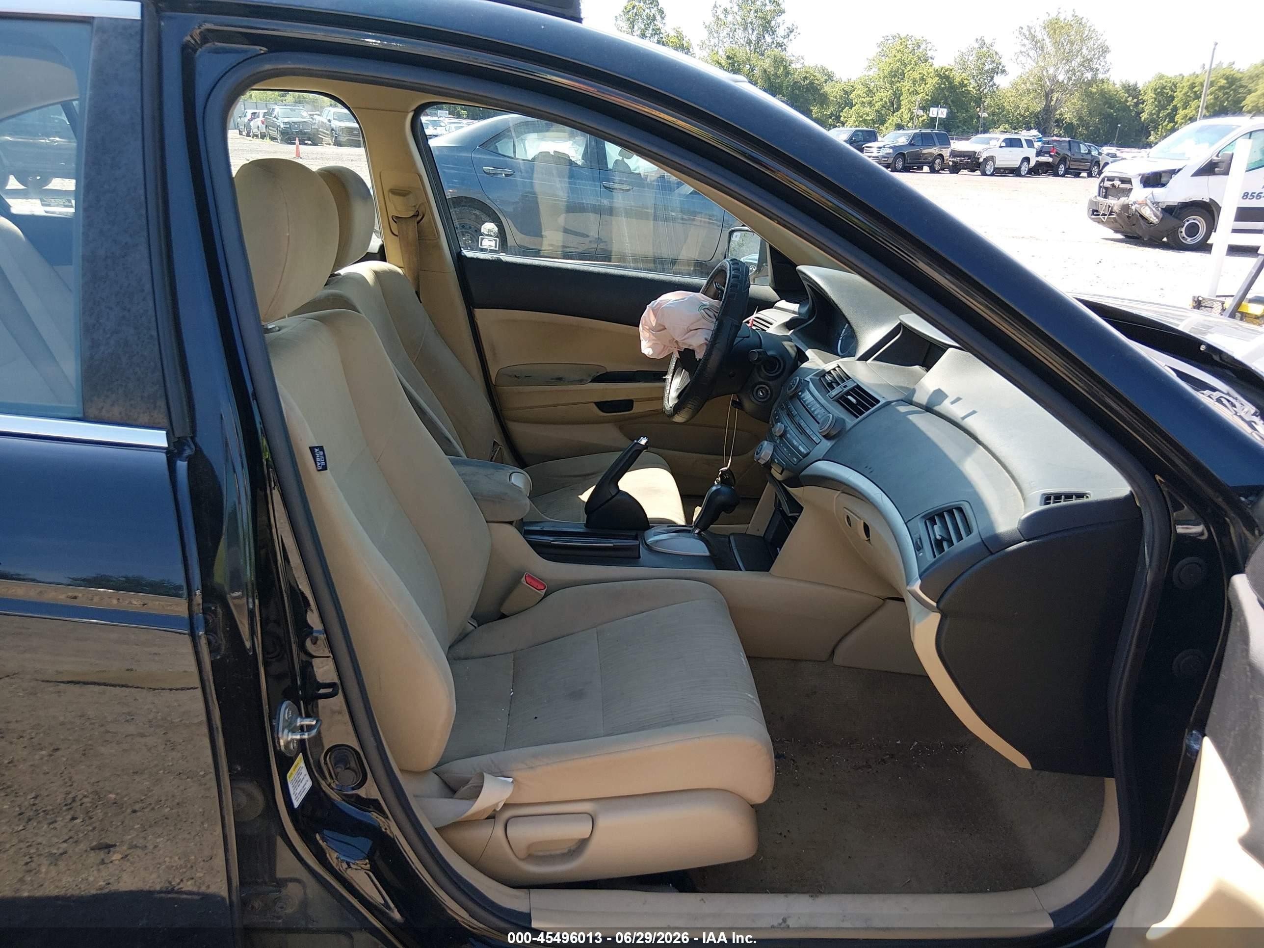 2012 Honda Accord 2.4 Lx Черный vin: 1HGCP2F34CA109938