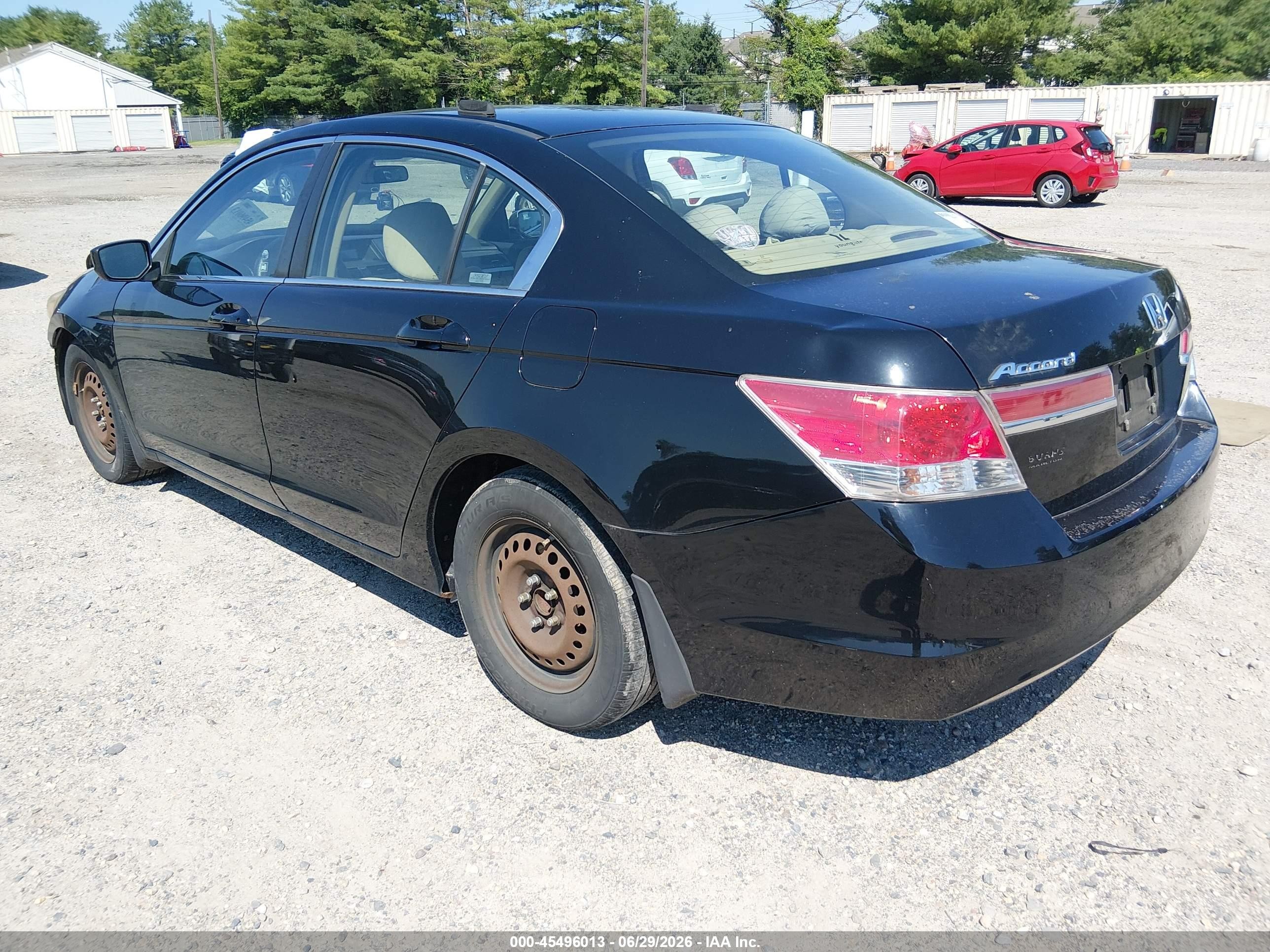2012 Honda Accord 2.4 Lx Черный vin: 1HGCP2F34CA109938