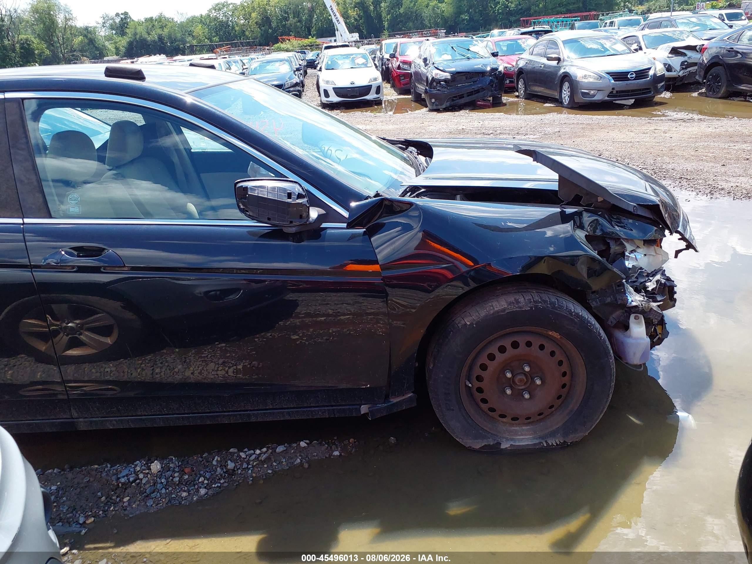 2012 Honda Accord 2.4 Lx Черный vin: 1HGCP2F34CA109938