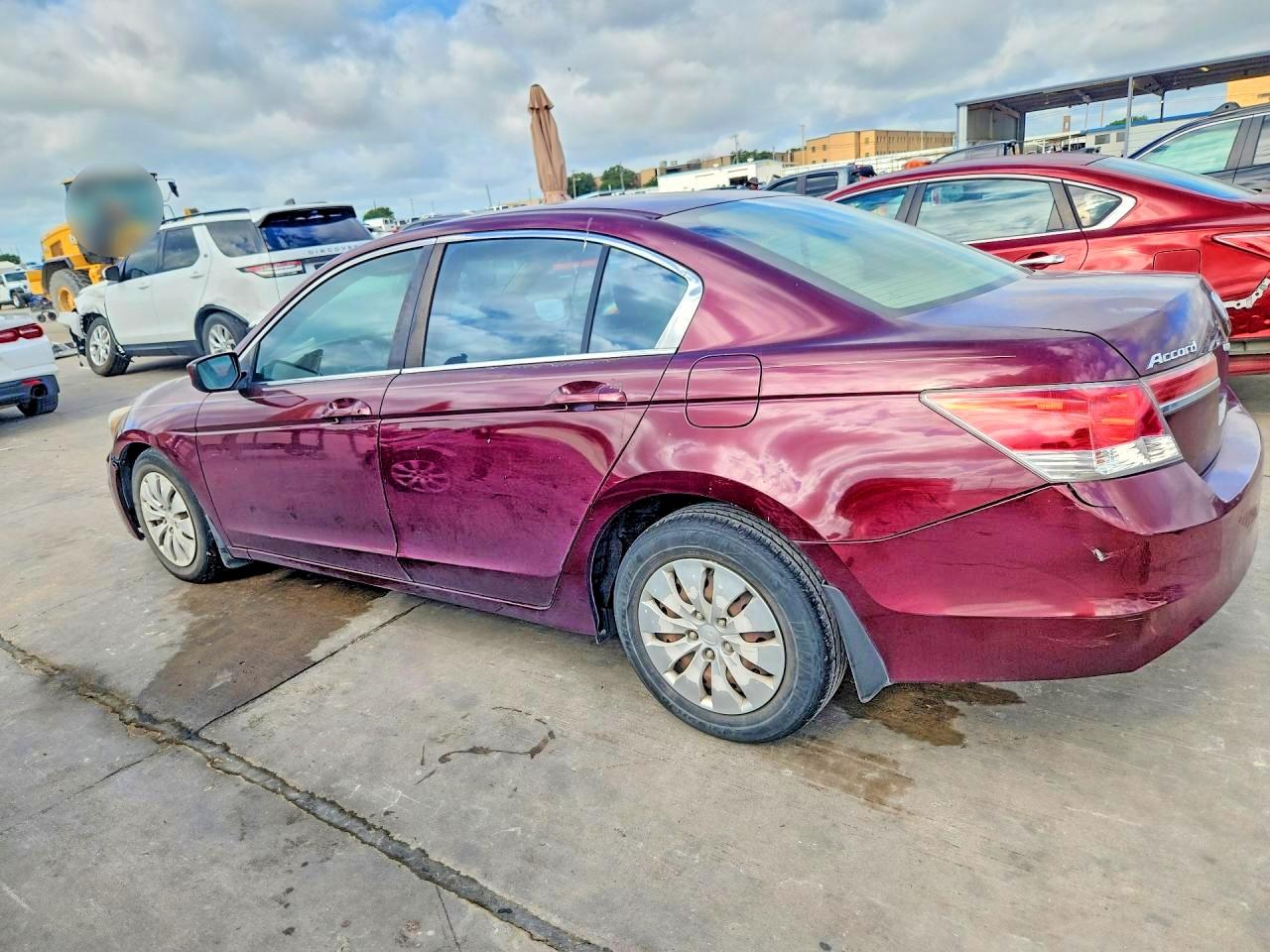 2012 Honda Accord Lx Maroon vin: 1HGCP2F34CA115934