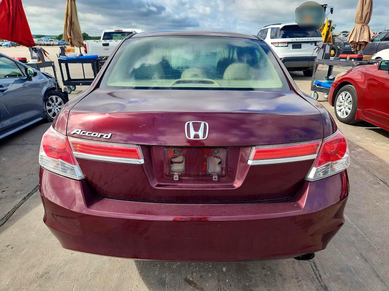 2012 Honda Accord Lx Maroon vin: 1HGCP2F34CA115934