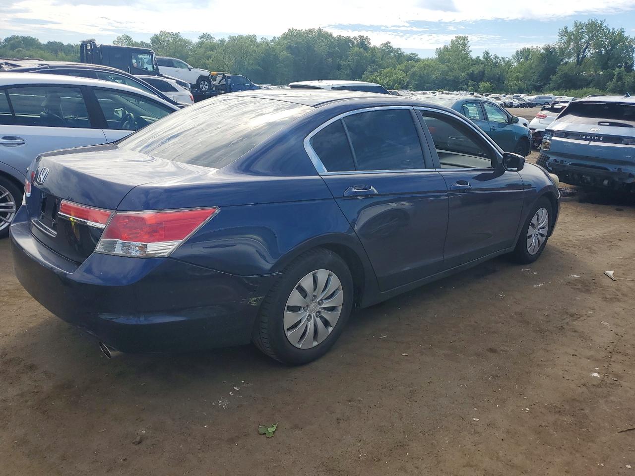 2012 Honda Accord Lx Blue vin: 1HGCP2F34CA127582