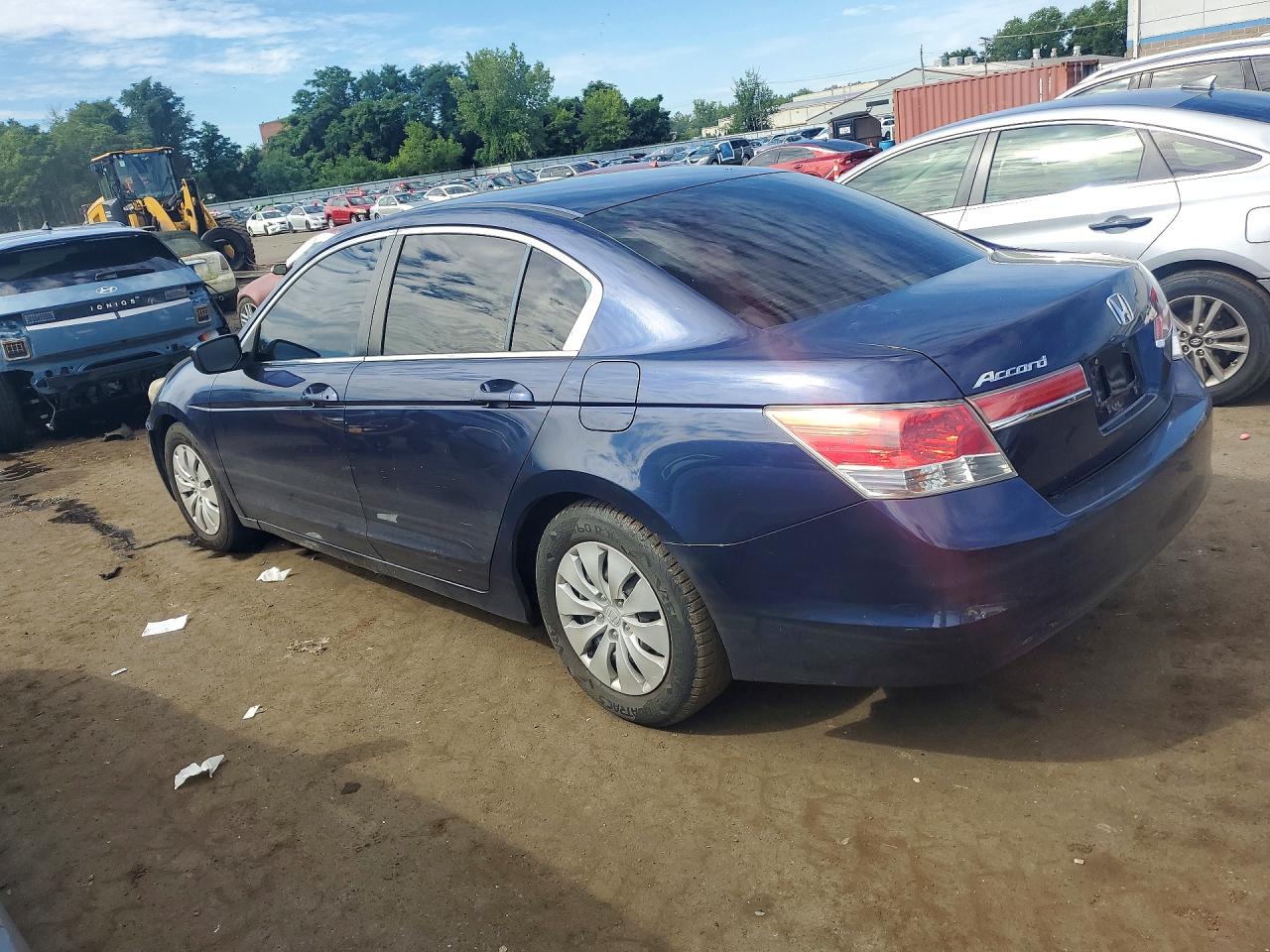 2012 Honda Accord Lx Blue vin: 1HGCP2F34CA127582