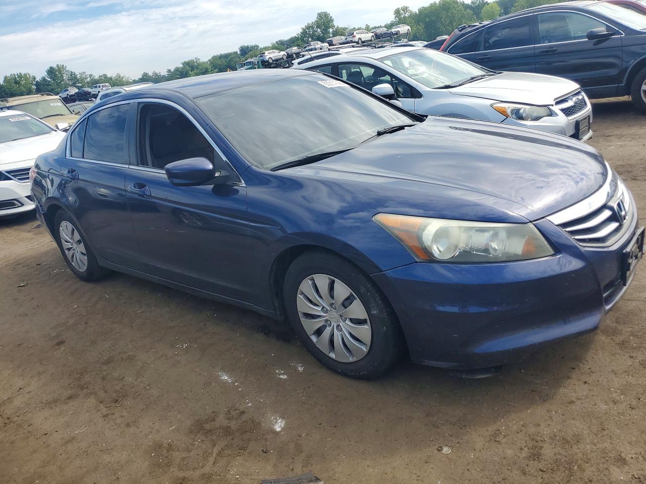 2012 Honda Accord Lx Blue vin: 1HGCP2F34CA127582
