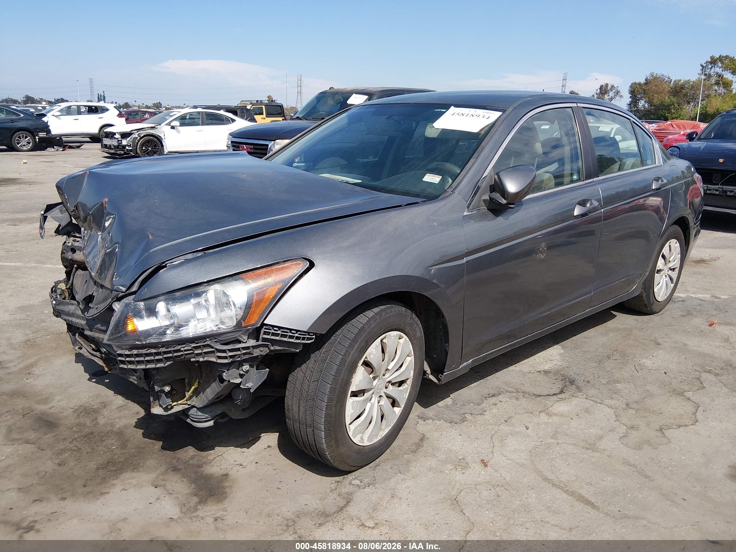 2012 Honda Accord Sdn Lx Gray vin: 1HGCP2F34CA134239