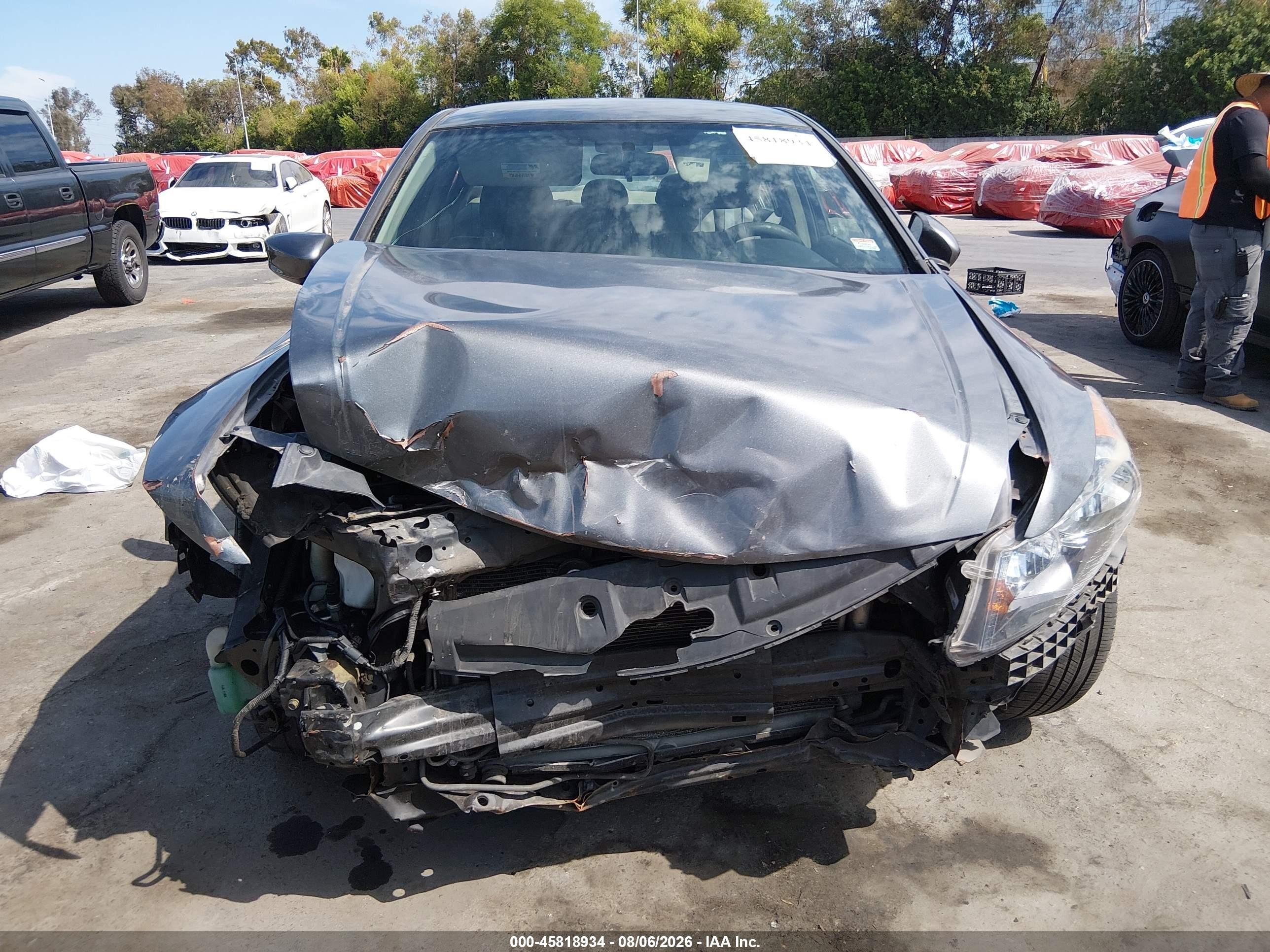 2012 Honda Accord Sdn Lx Gray vin: 1HGCP2F34CA134239
