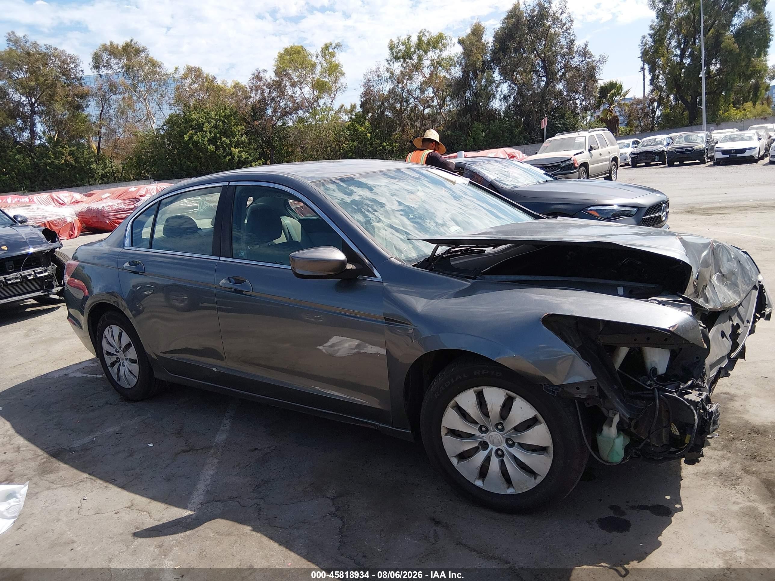 2012 Honda Accord Sdn Lx Gray vin: 1HGCP2F34CA134239