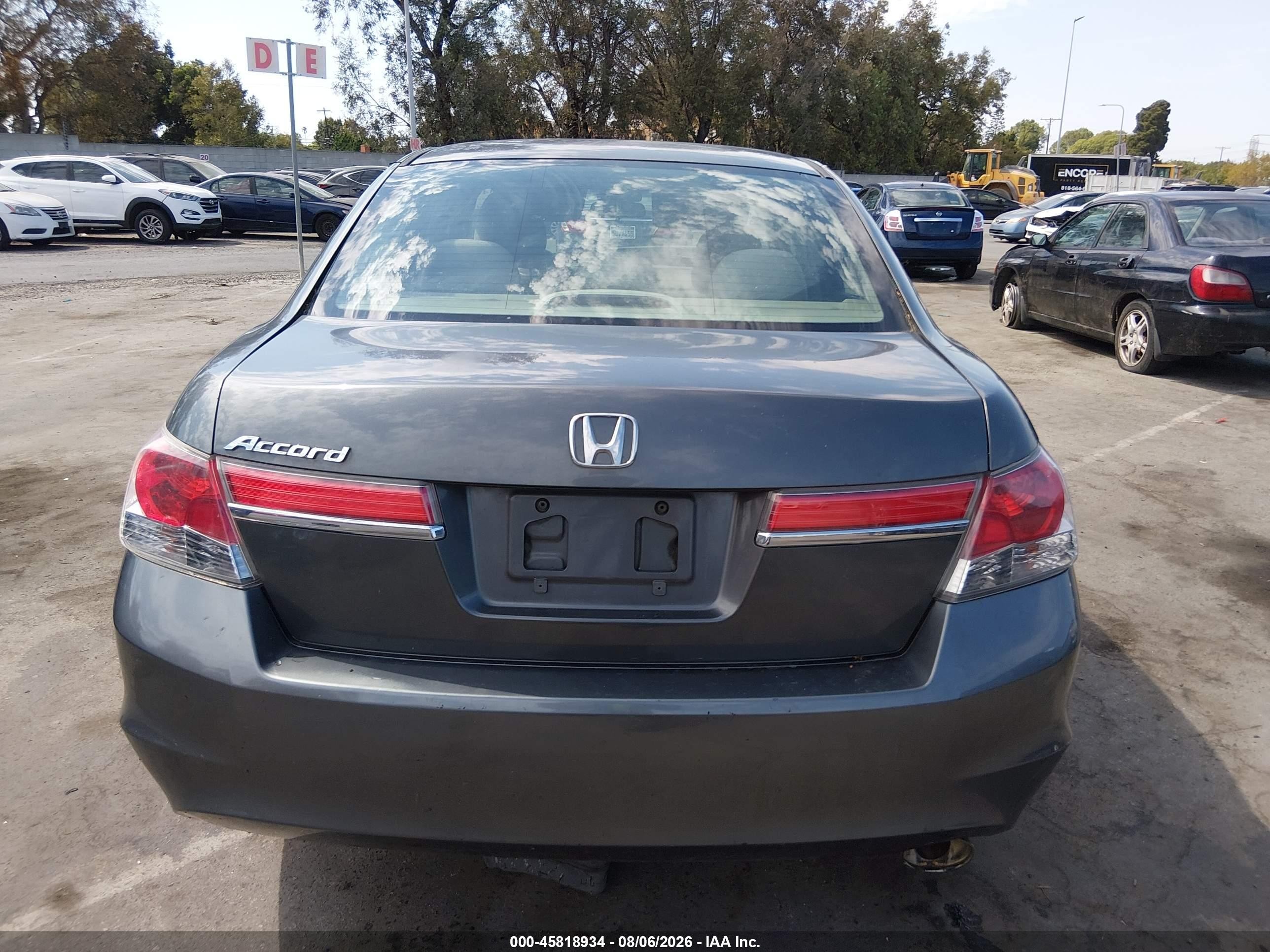 2012 Honda Accord Sdn Lx Gray vin: 1HGCP2F34CA134239
