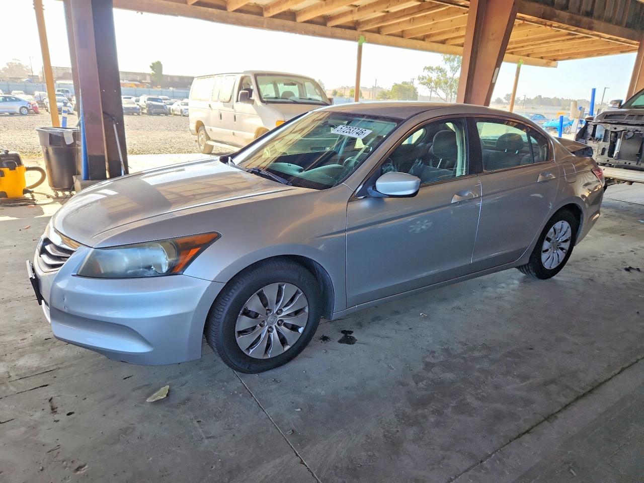 2012 Honda Accord Lx Silver vin: 1HGCP2F34CA141126
