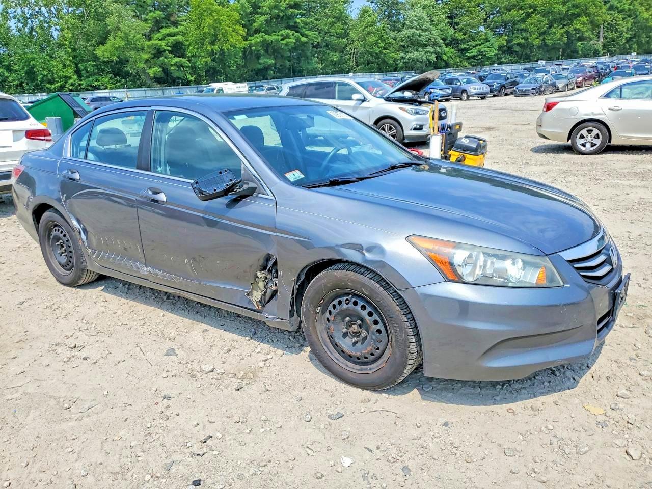 2012 Honda Accord Lx Gray vin: 1HGCP2F34CA146343