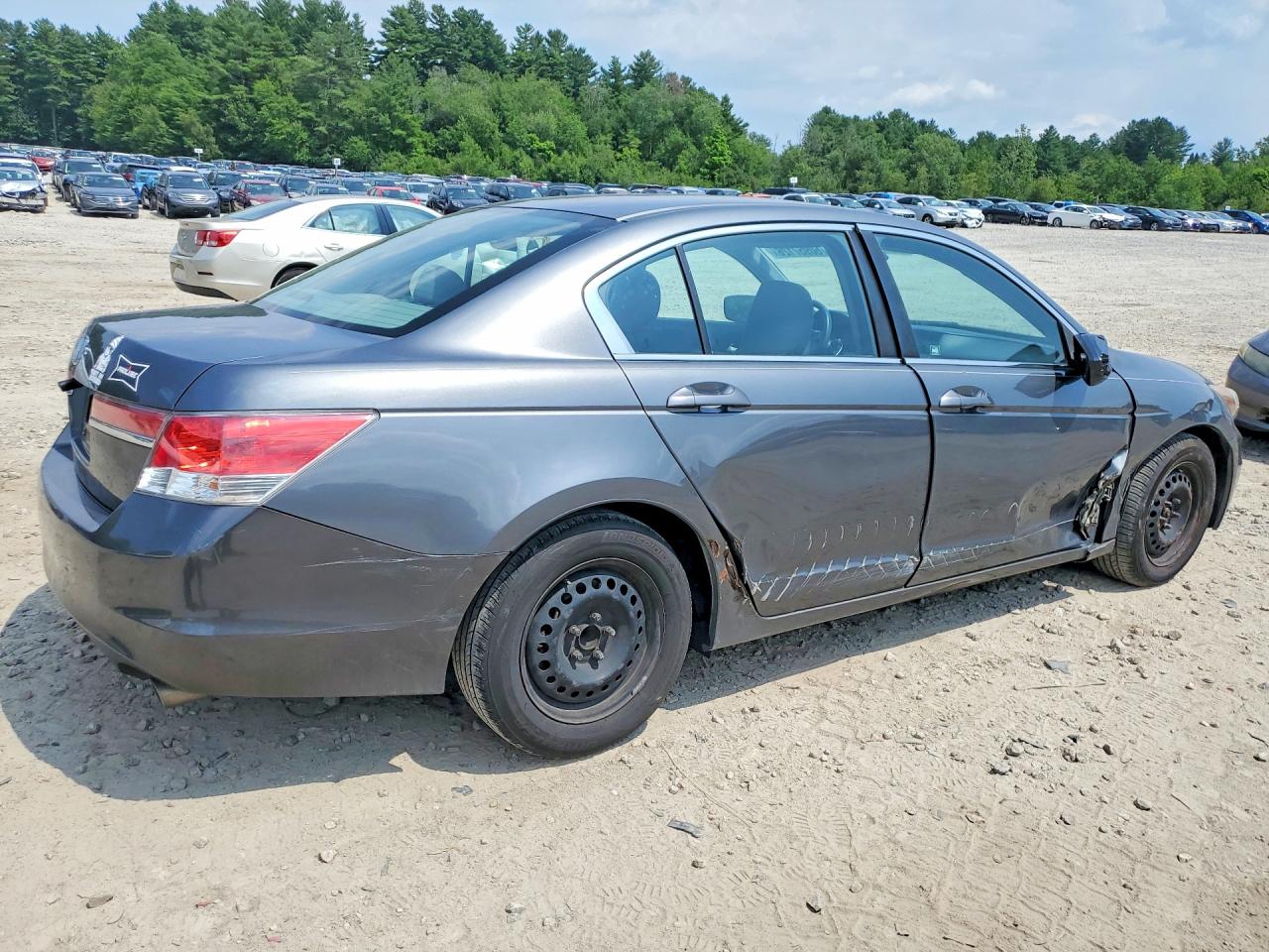 2012 Honda Accord Lx Gray vin: 1HGCP2F34CA146343