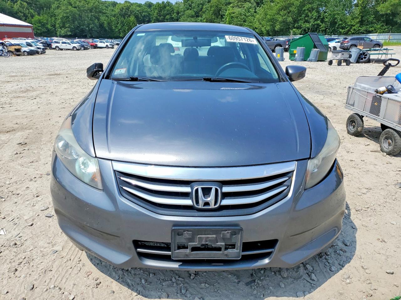 2012 Honda Accord Lx Gray vin: 1HGCP2F34CA146343