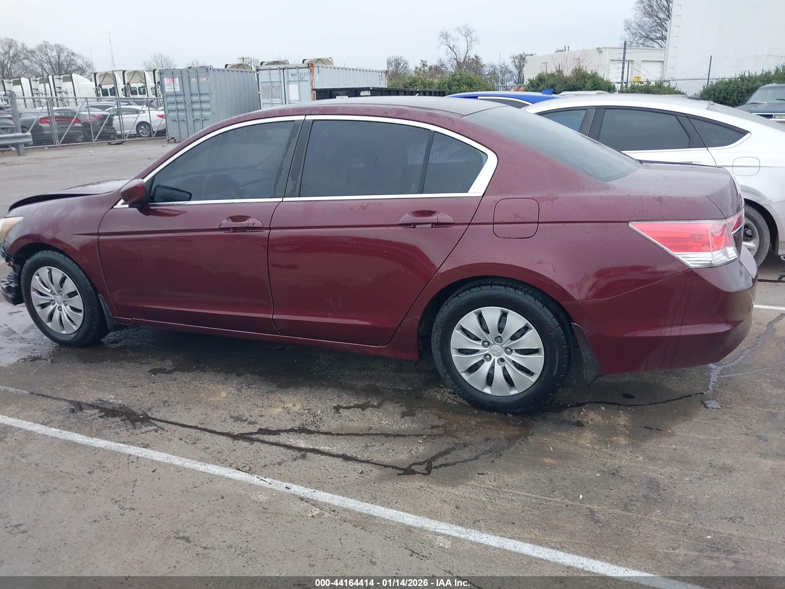 2012 Honda Accord 2.4 Lx Burgundy vin: 1HGCP2F34CA157911