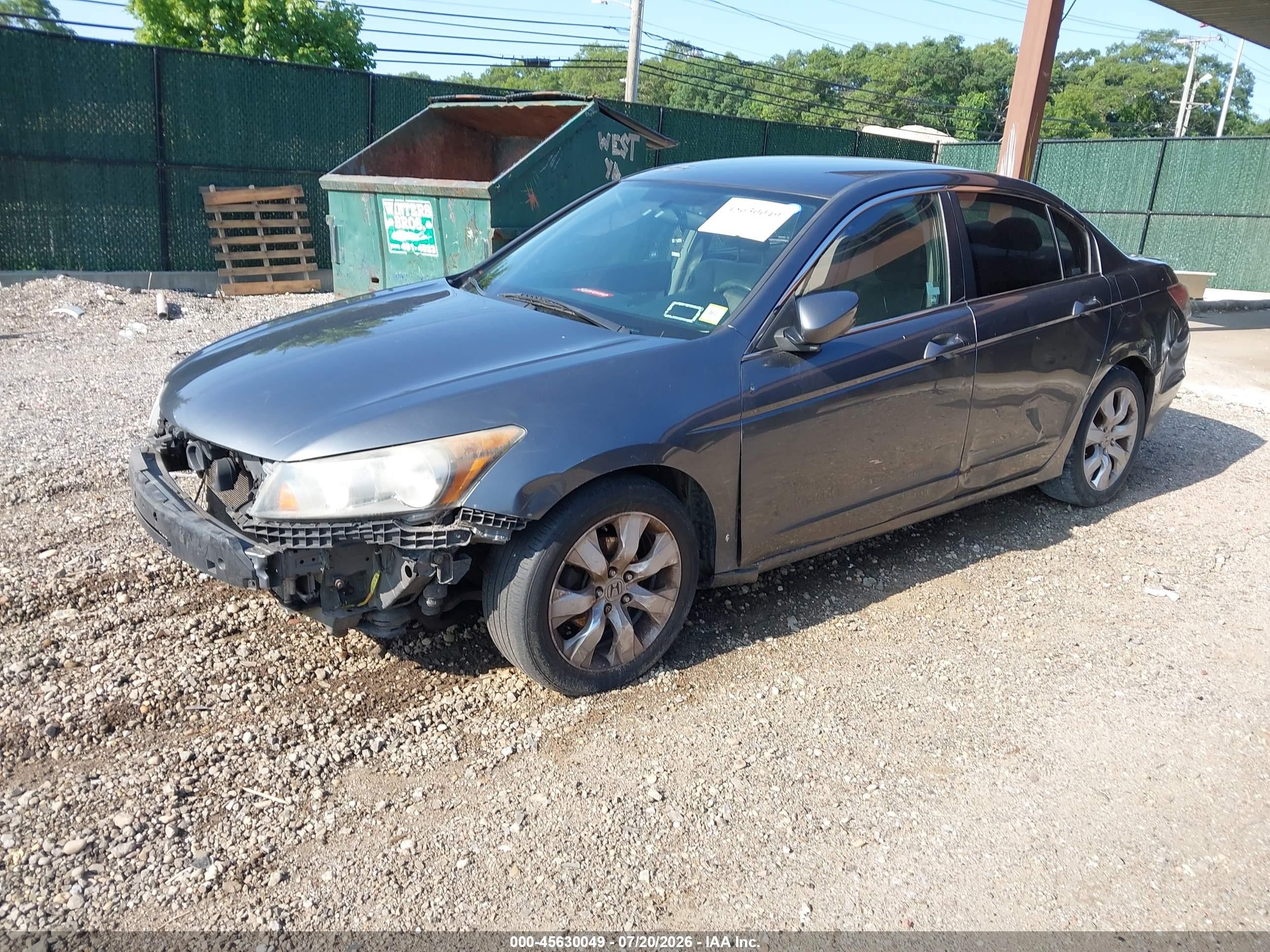 2012 Honda Accord Sdn Lx Серый vin: 1HGCP2F34CA166608