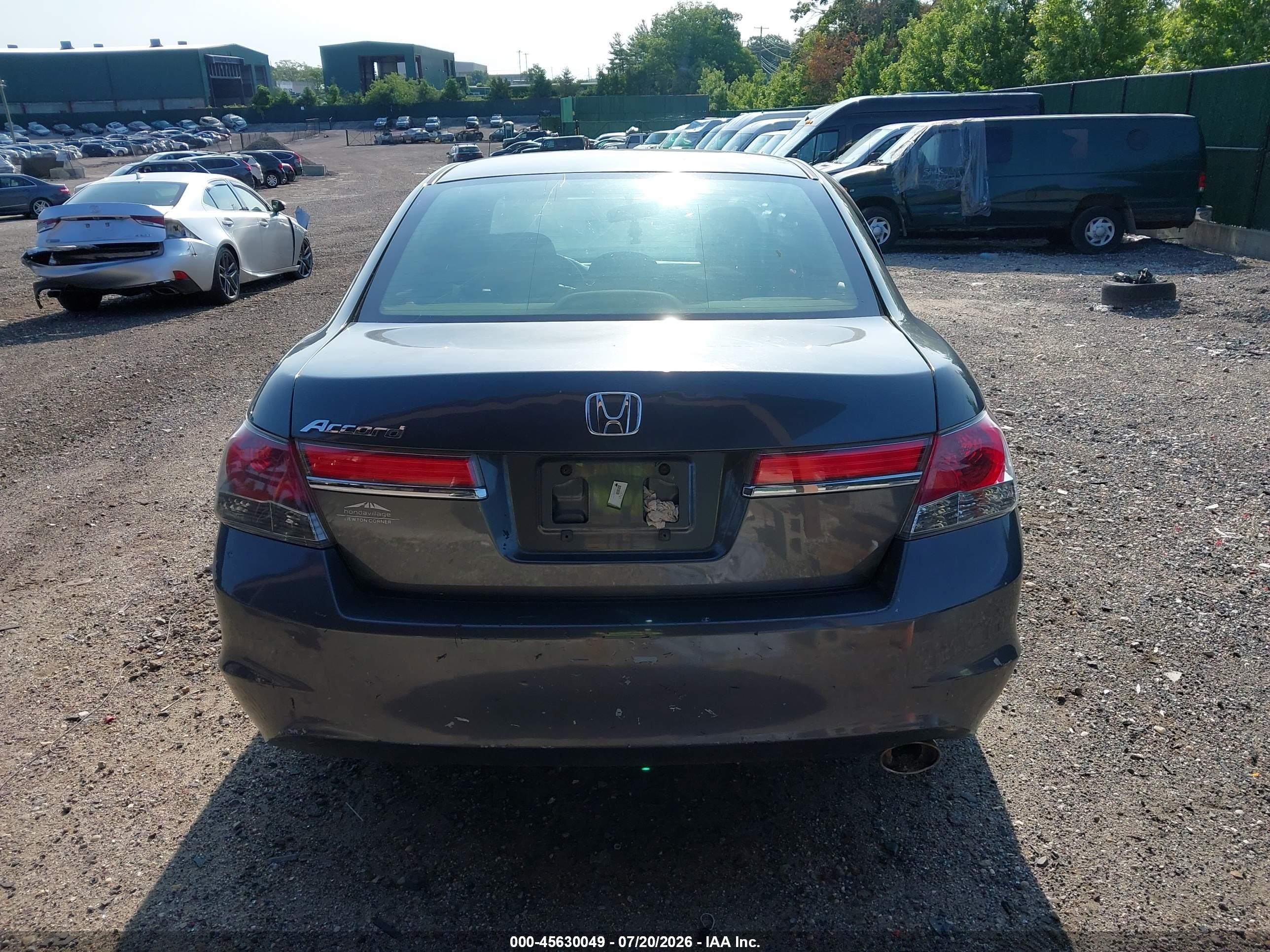2012 Honda Accord Sdn Lx Серый vin: 1HGCP2F34CA166608