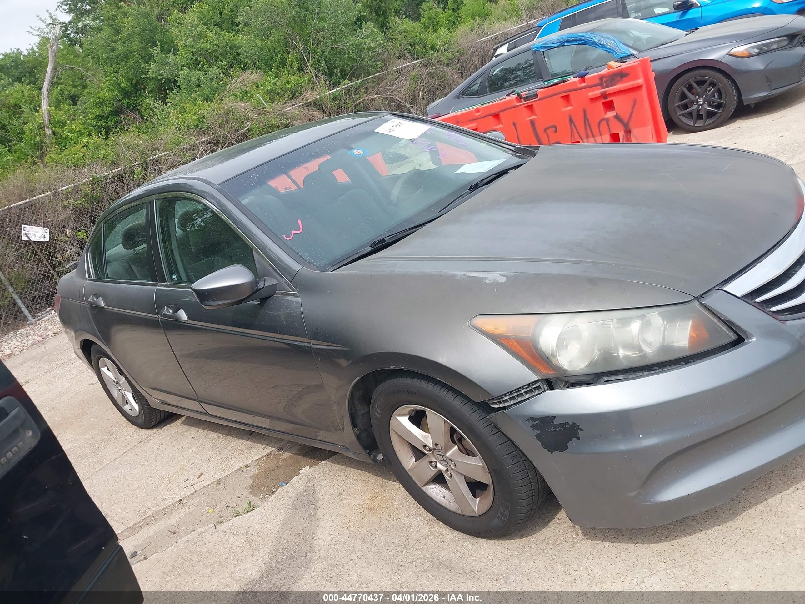 2012 Honda Accord 2.4 Lx Gray vin: 1HGCP2F34CA168598